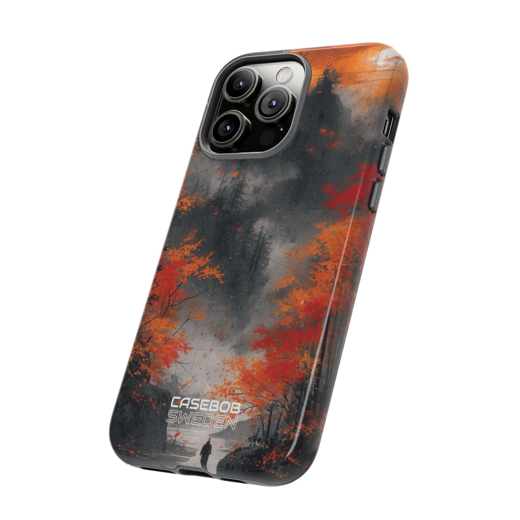 Crimson Mist Mountains iPhone 14 - Resistente