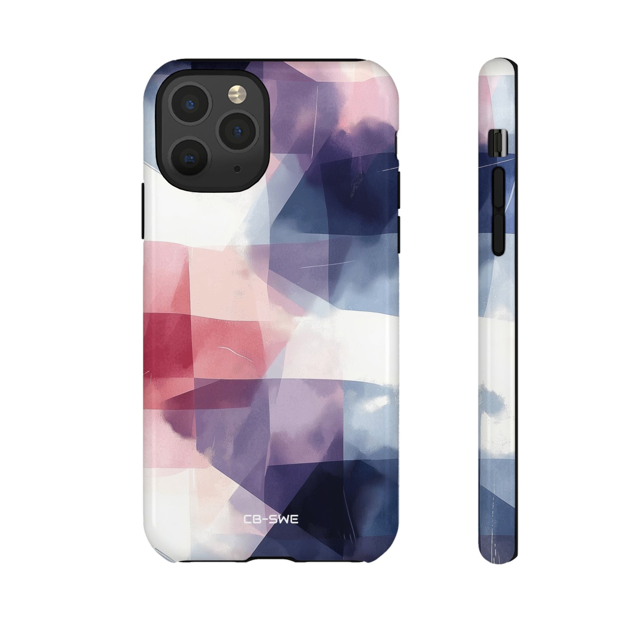 Fluid Shapes Merge - iPhone Case