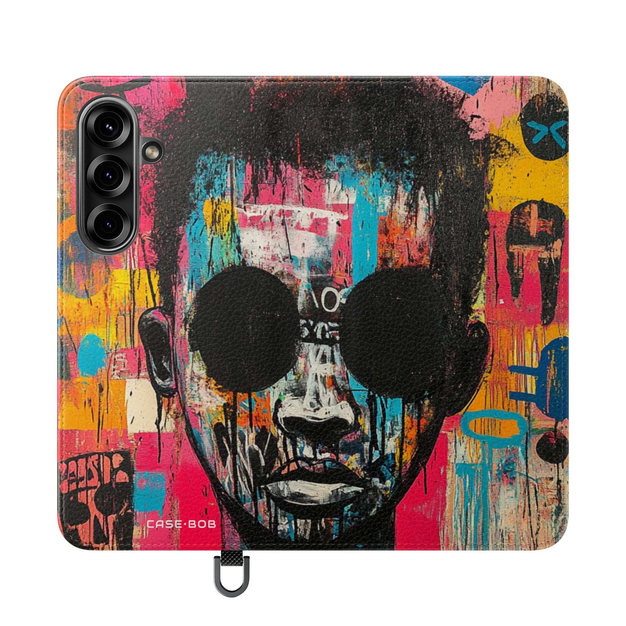 Black Orb Face - Samsung S25 Case - Wallet
