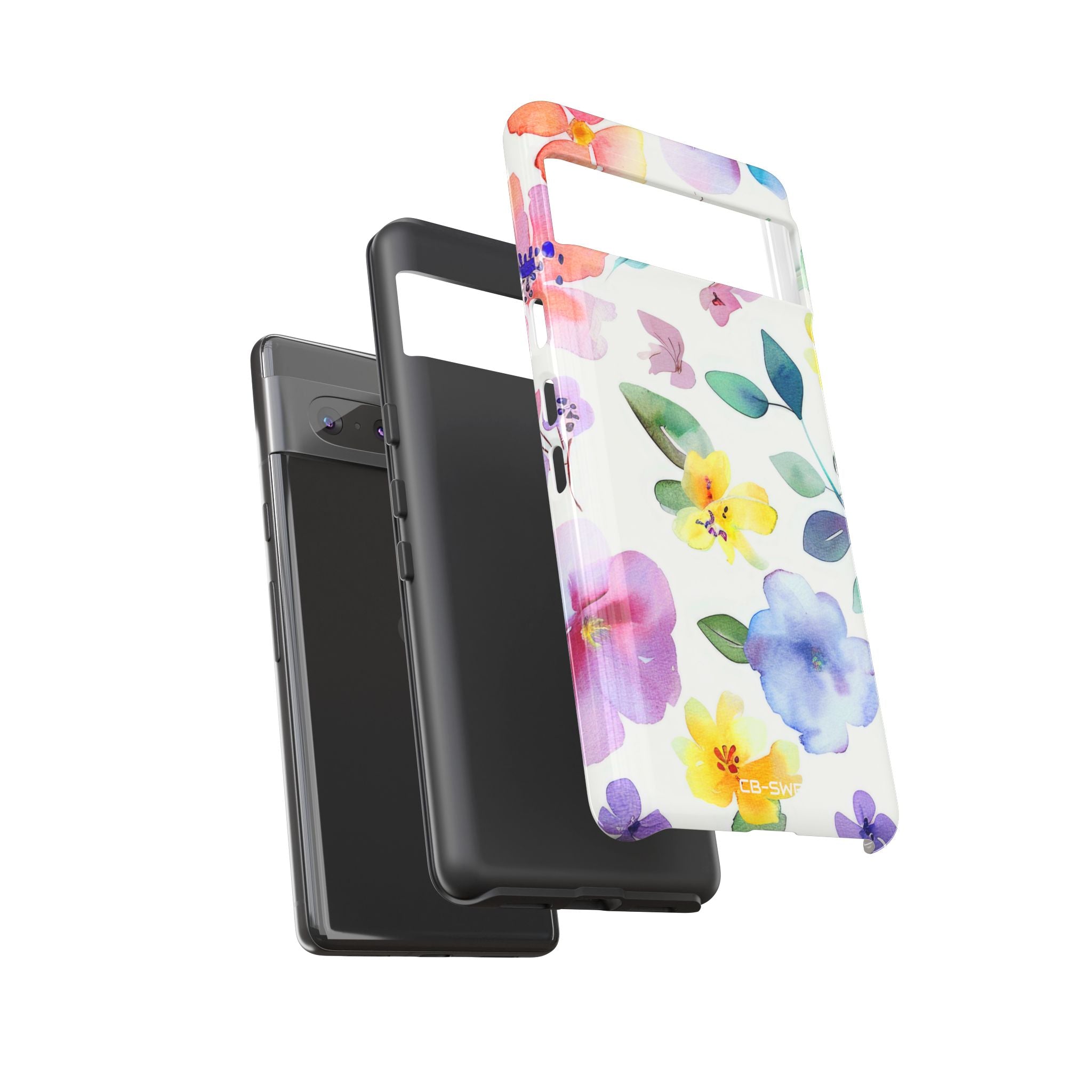 Whimsical Watercolor Florals - Google Pixel Case