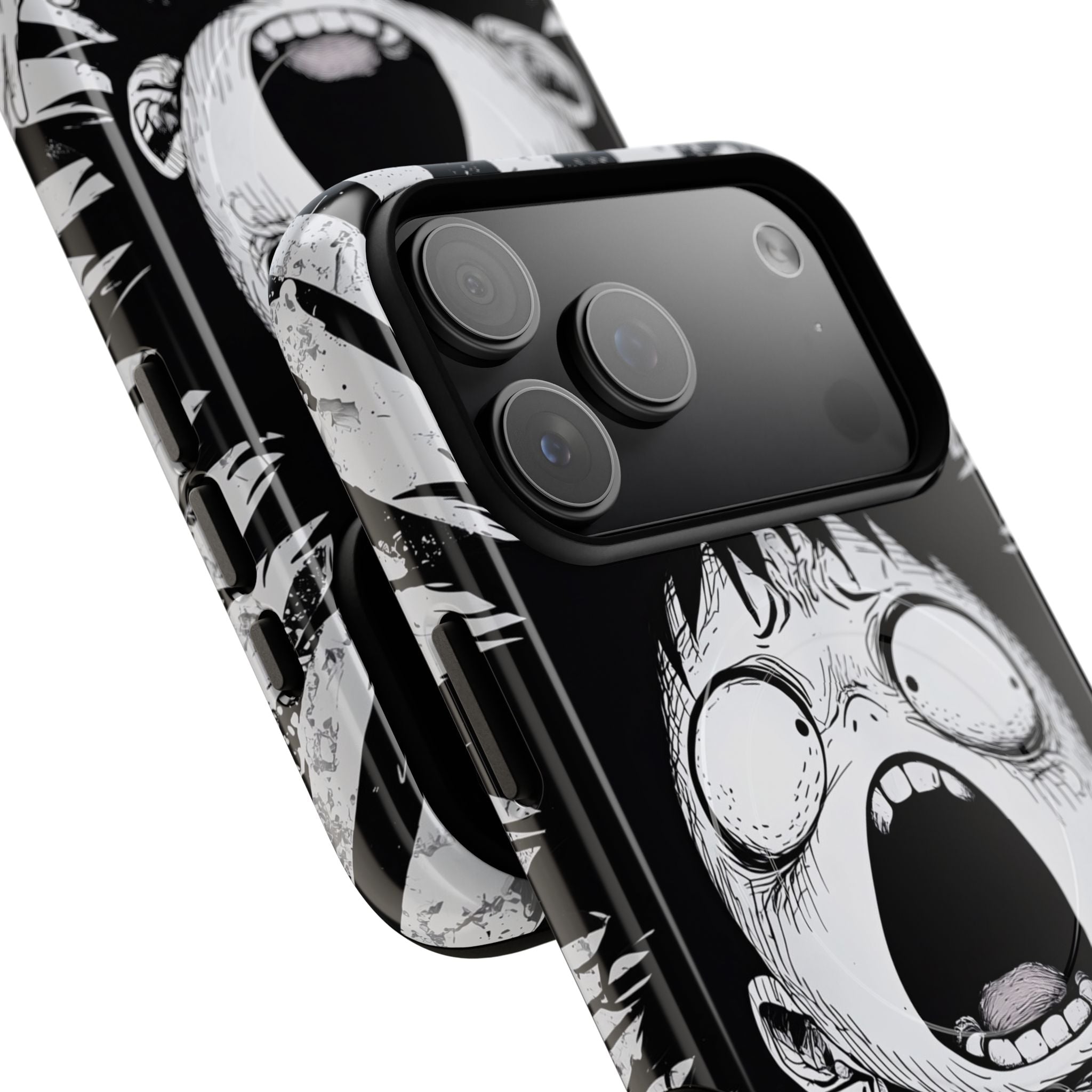 Screaming Stripes iPhone 17 Pro Max Case - Tough+