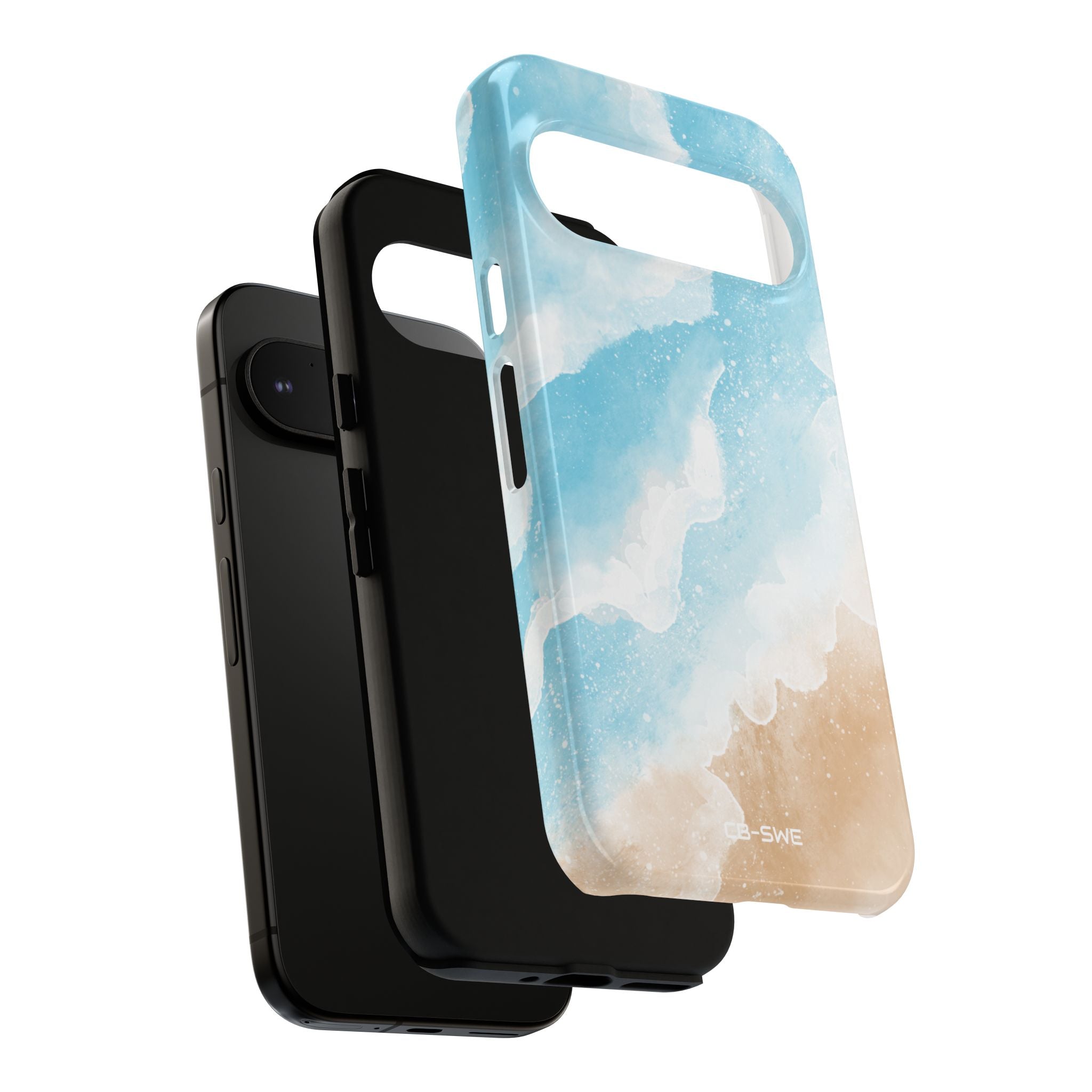 Serene Coastal Whispers - Google Pixel Case