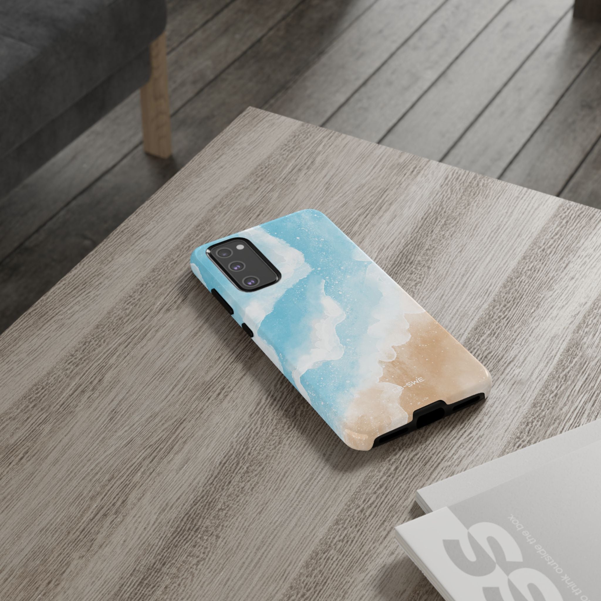 Serene Coastal Whispers - Samsung Case