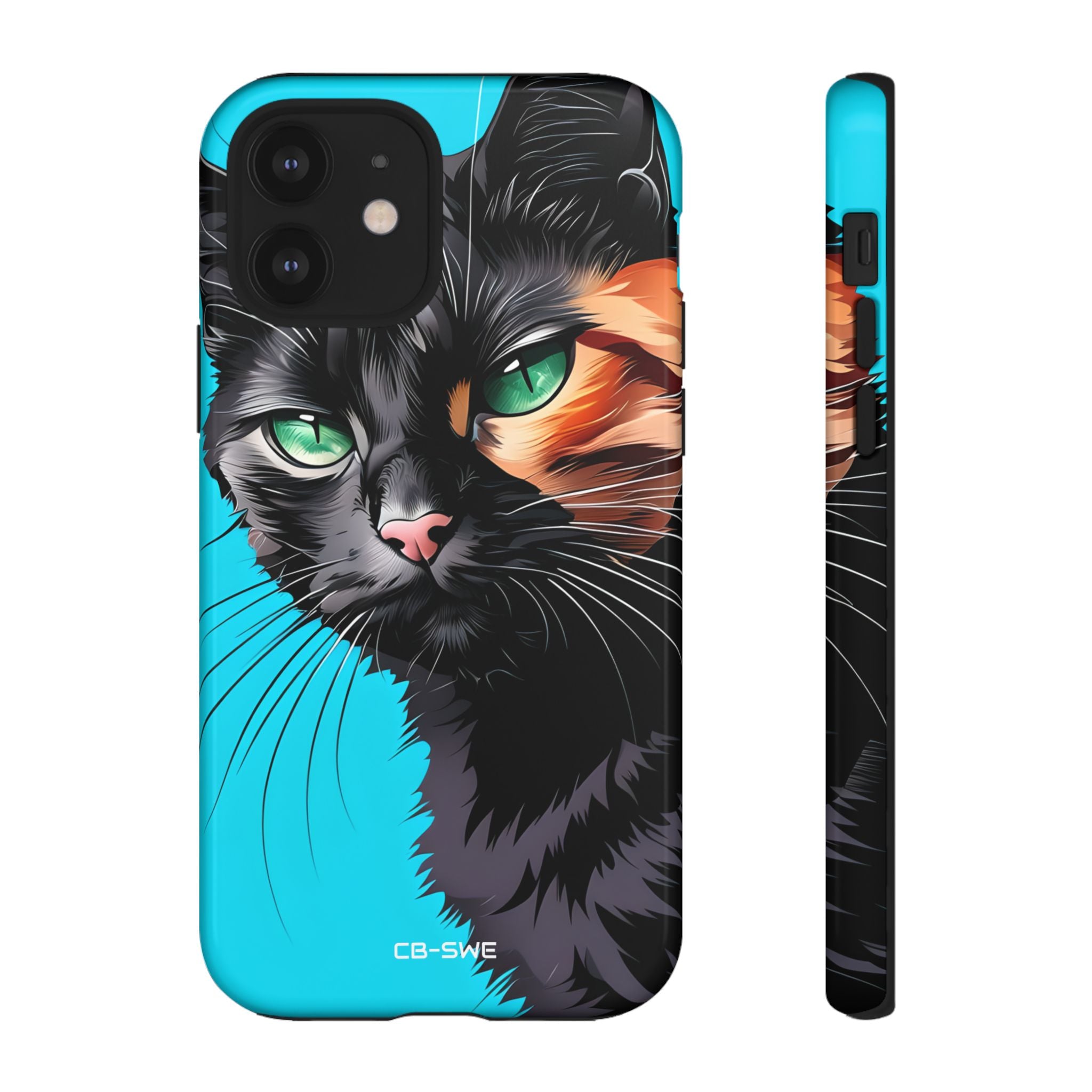 Curious Cat Stare - iPhone Case
