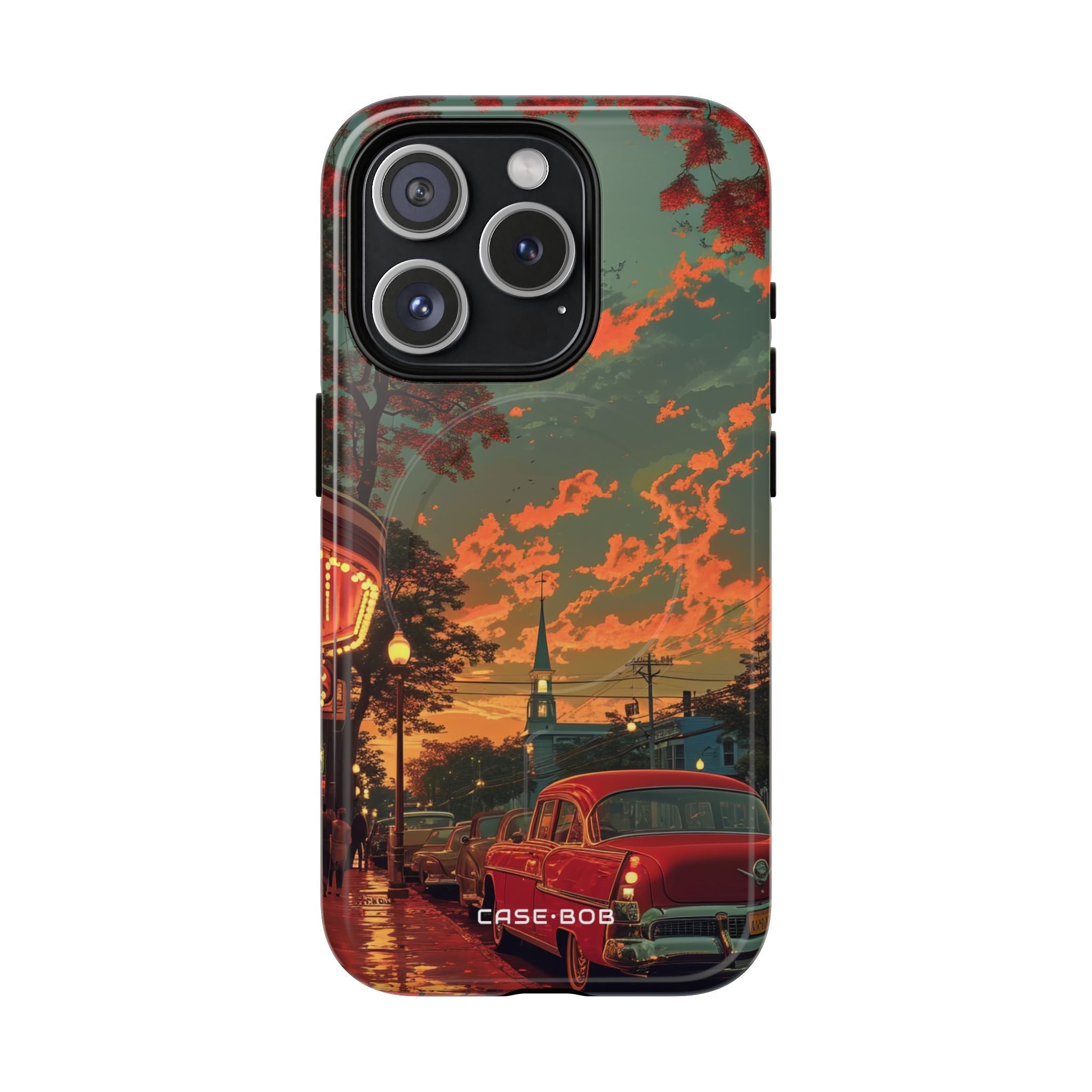 Crimson Classic iPhone 15 Pro Case - Tough+