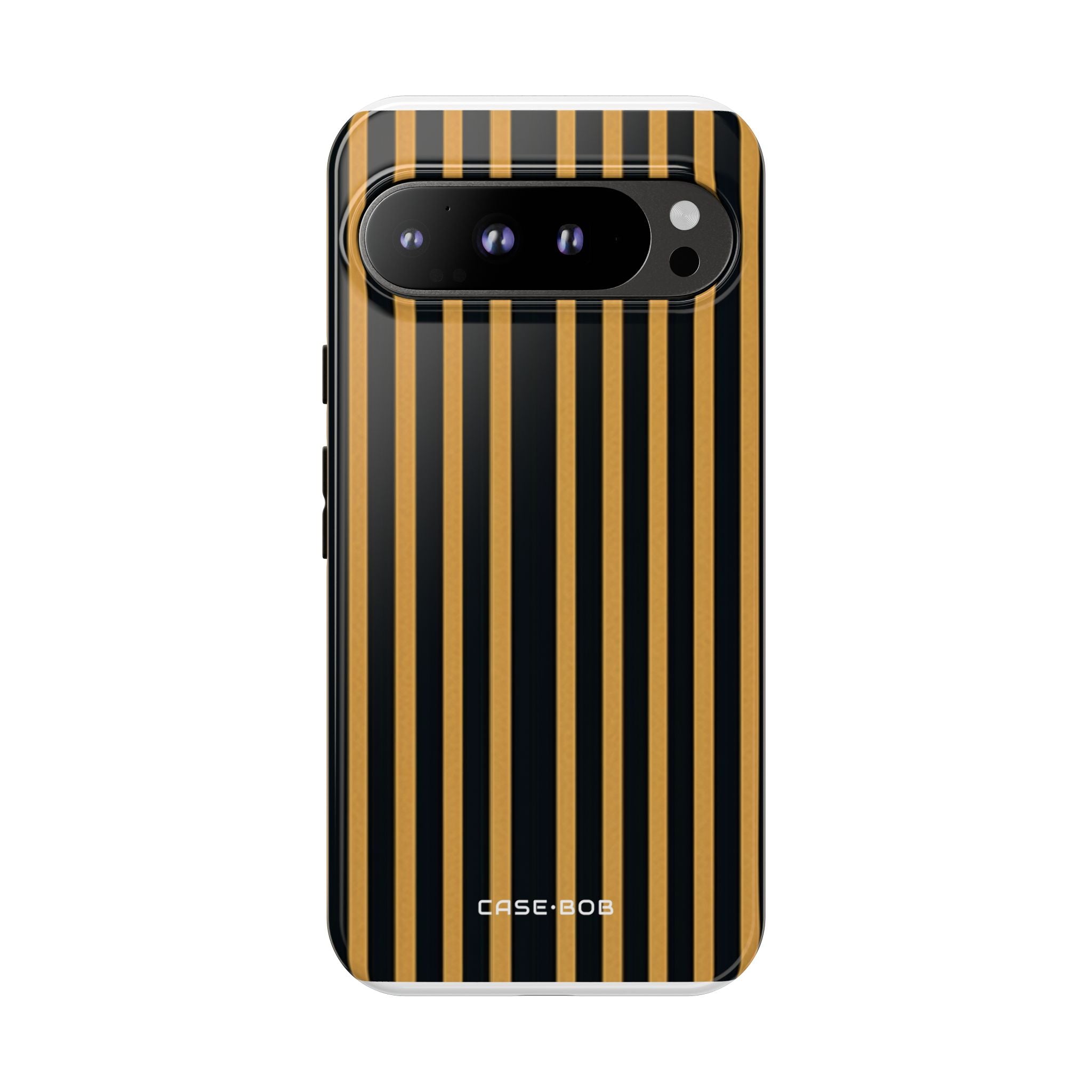 Golden Stripes Google Pixel 9 Pro XL Case - Tough