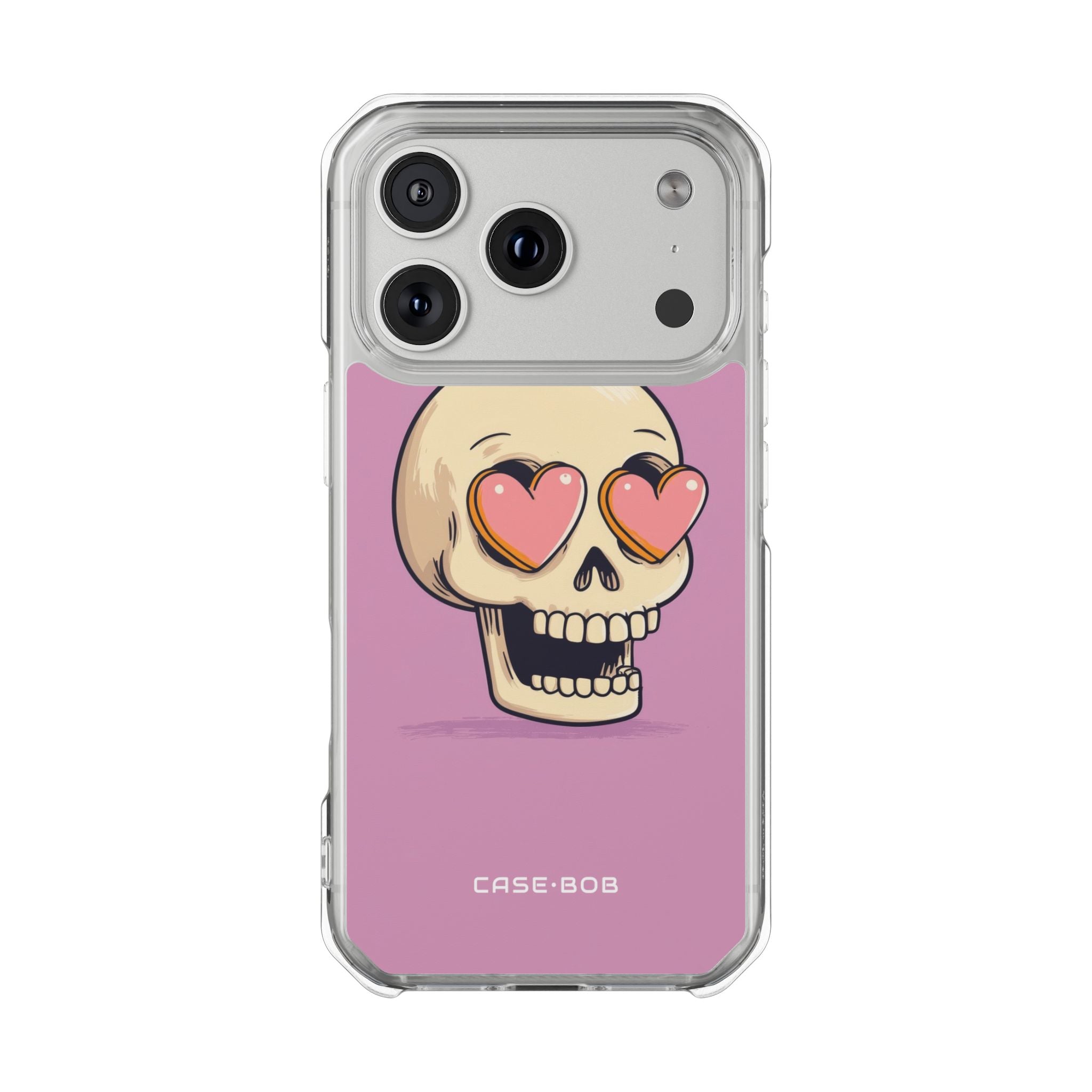 Heart Skull Glow iPhone 17 Pro Case - Impact