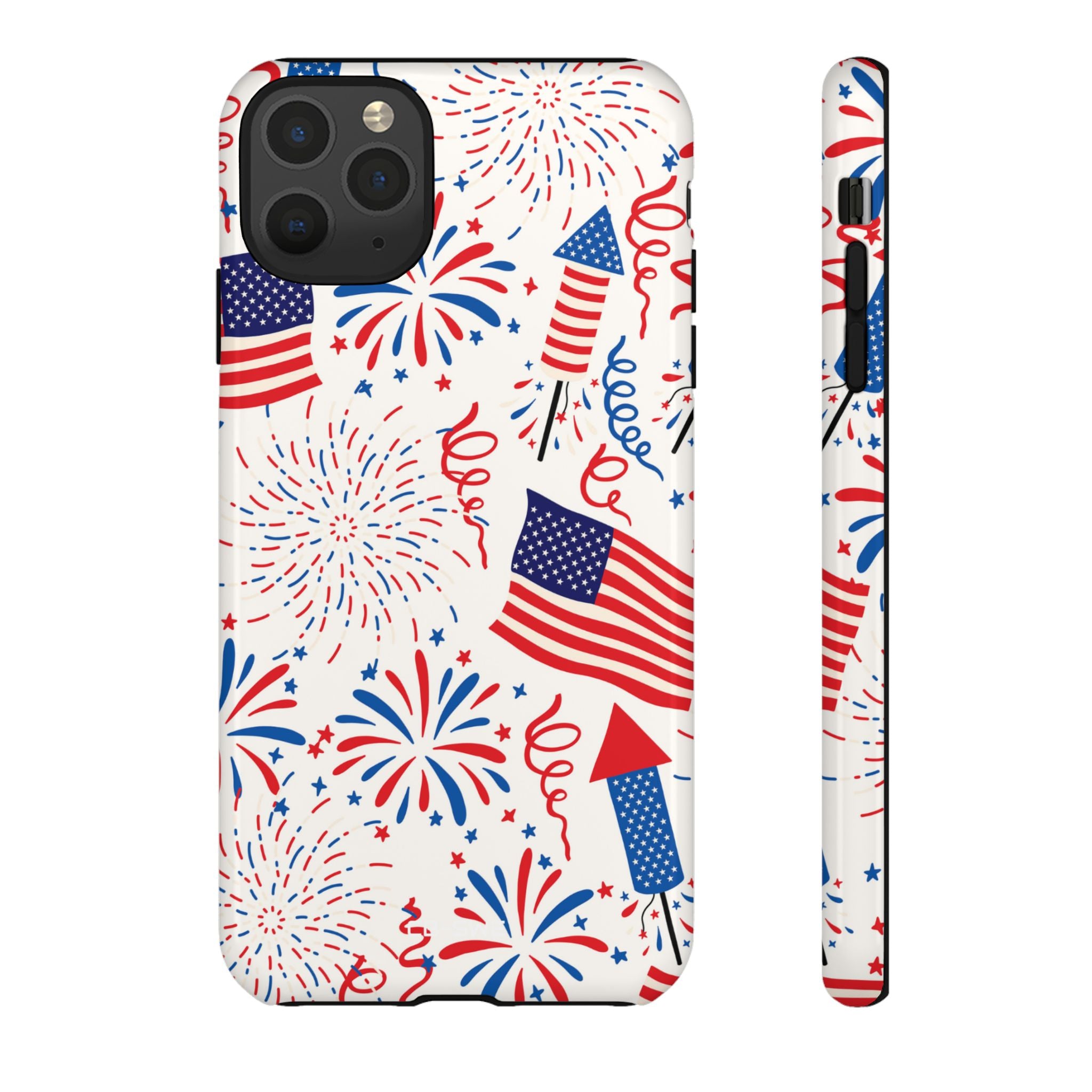 Fireworks Burst Bright - iPhone Case