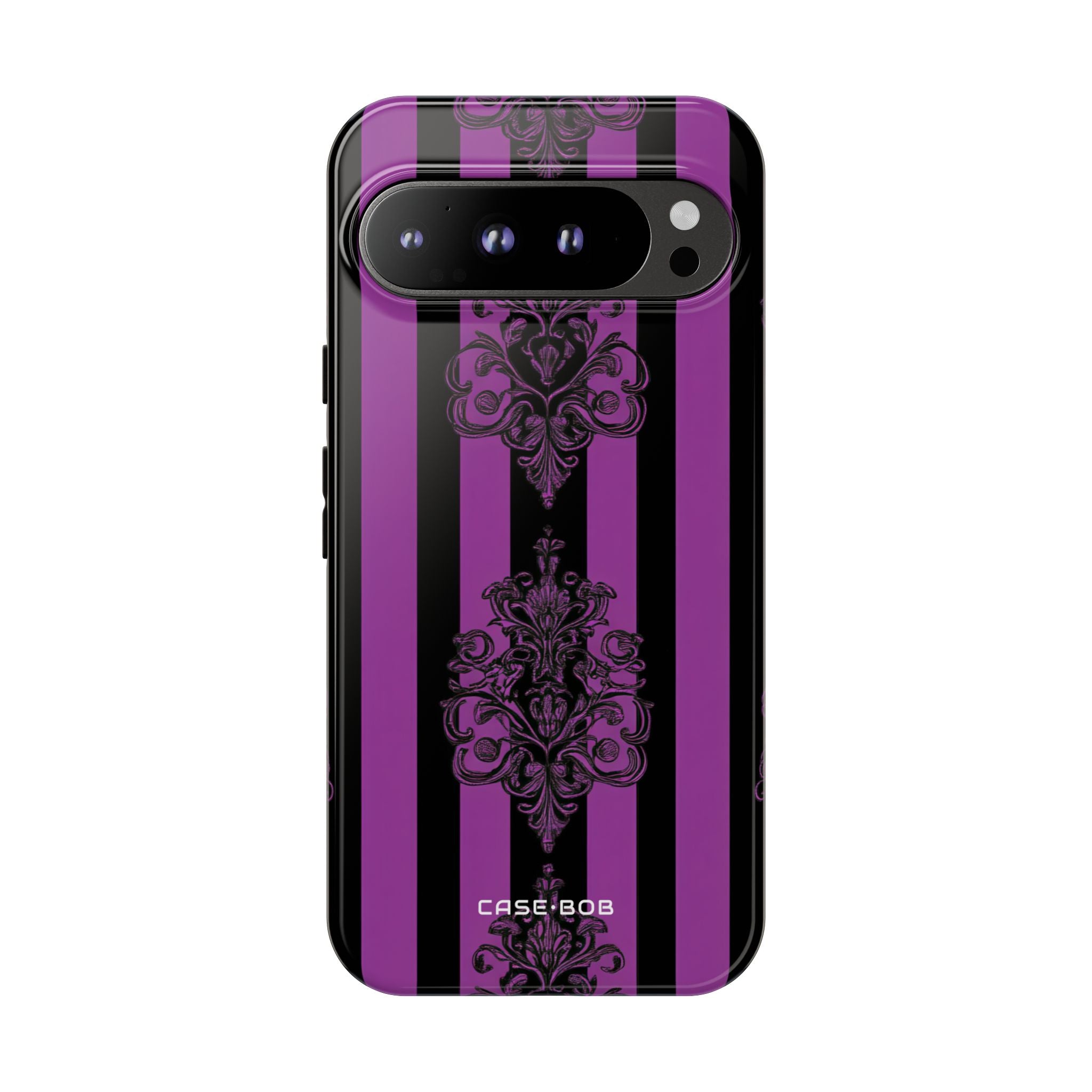 Damask Elegance Purple Google Pixel 9 Pro XL Case - Tough