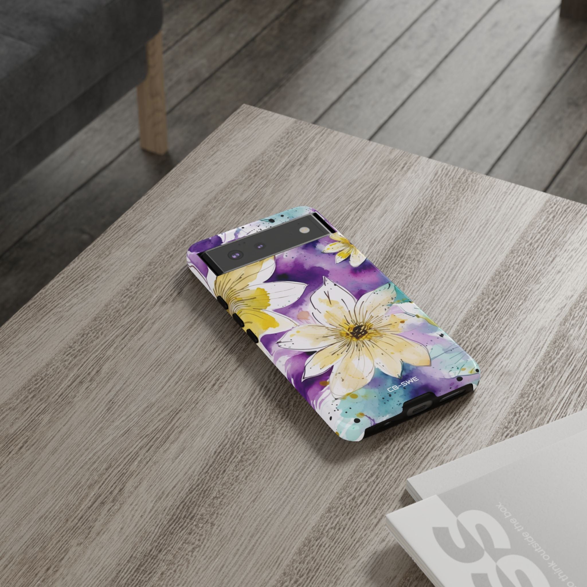 Vibrant Watercolor Flowers - Google Pixel Case
