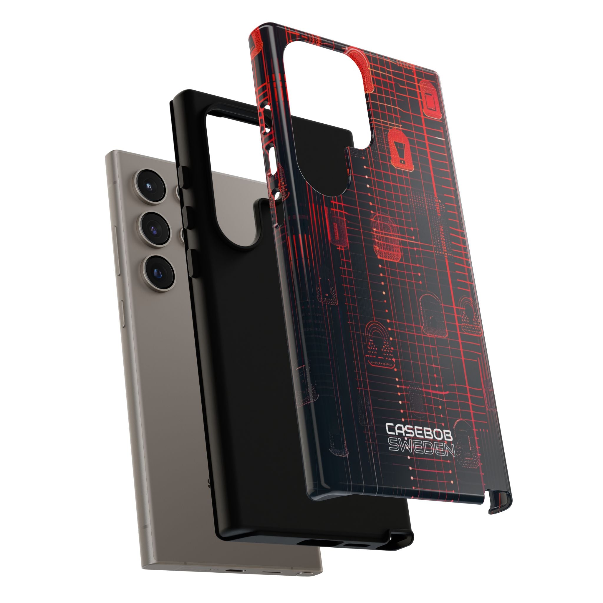 Cyber Locks Grid Samsung S24 - Tough