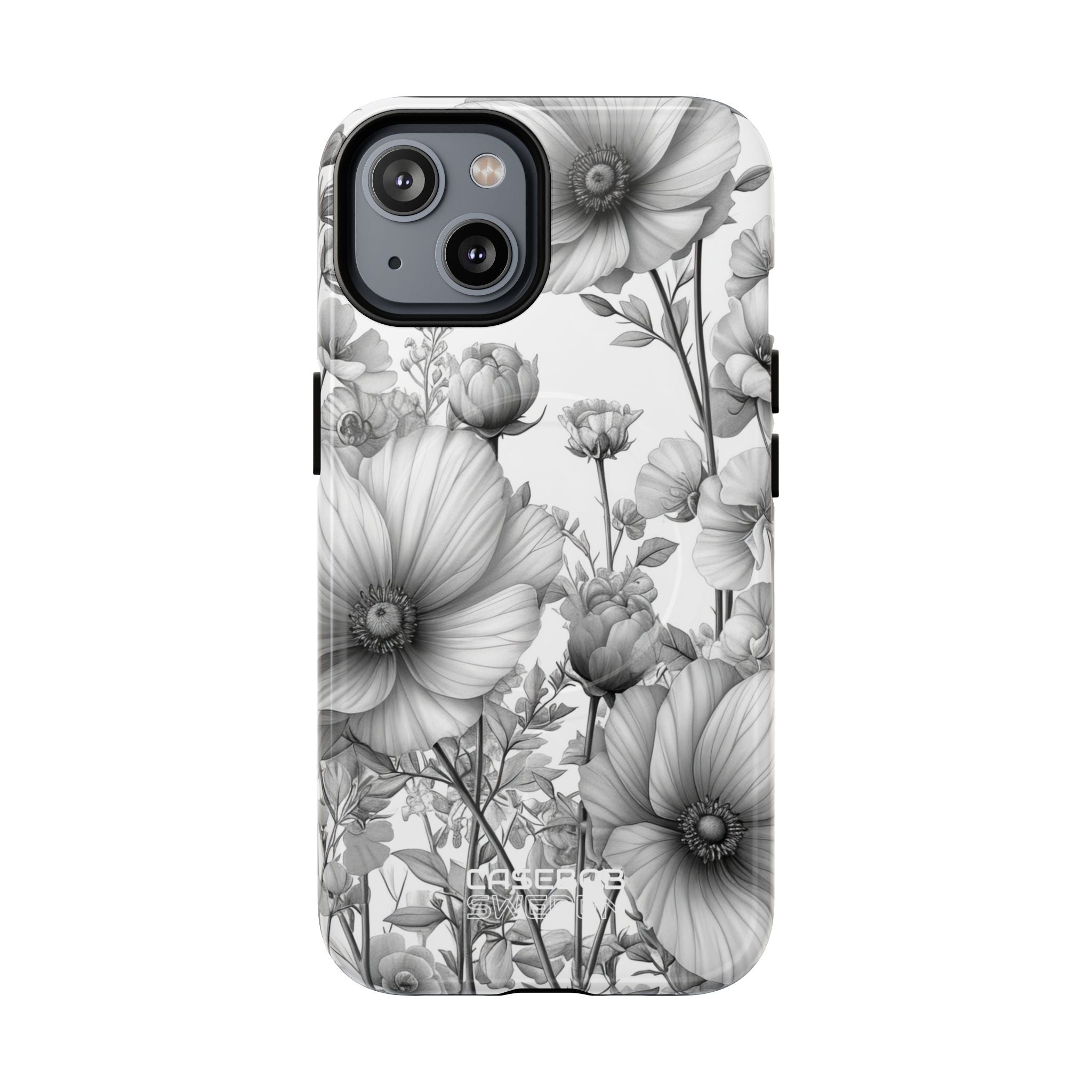 Vintage Floral Etching iPhone 14 - Tough+