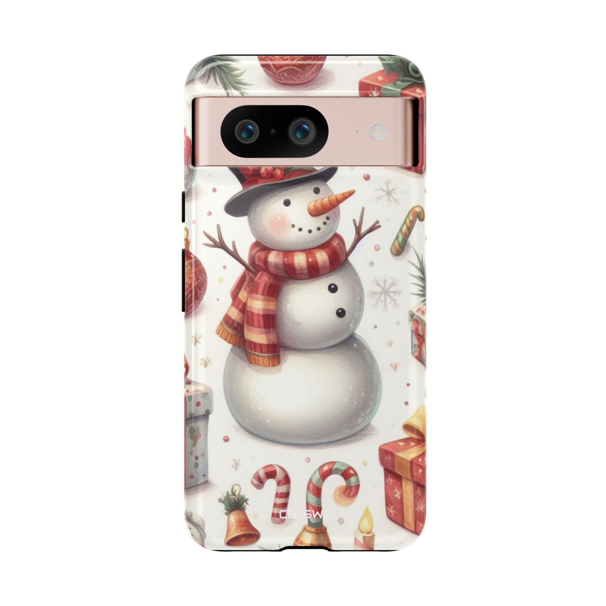 Snowman Wears Scarf - Google Pixel Case
