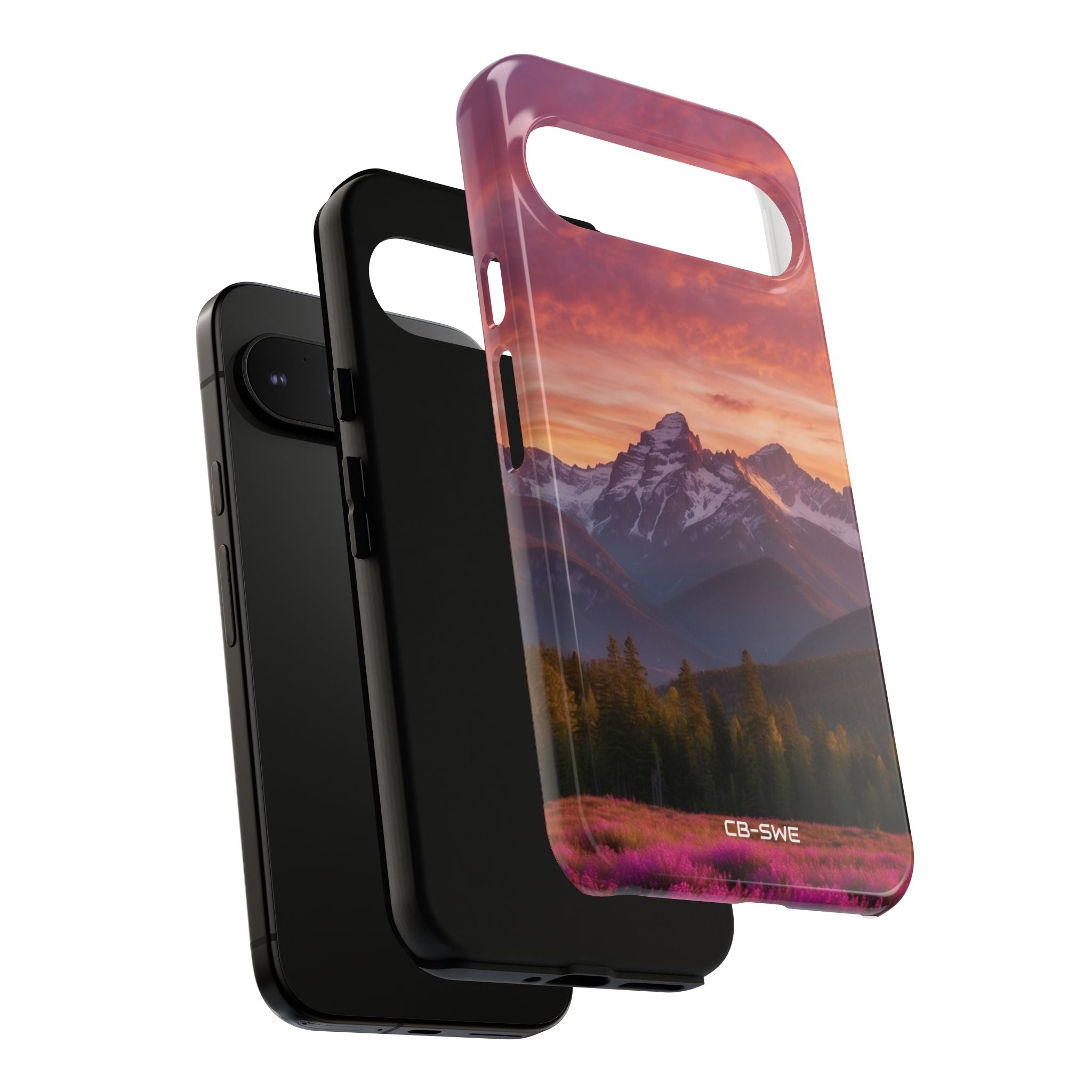 Mountain Peaks Glow - Google Pixel Case