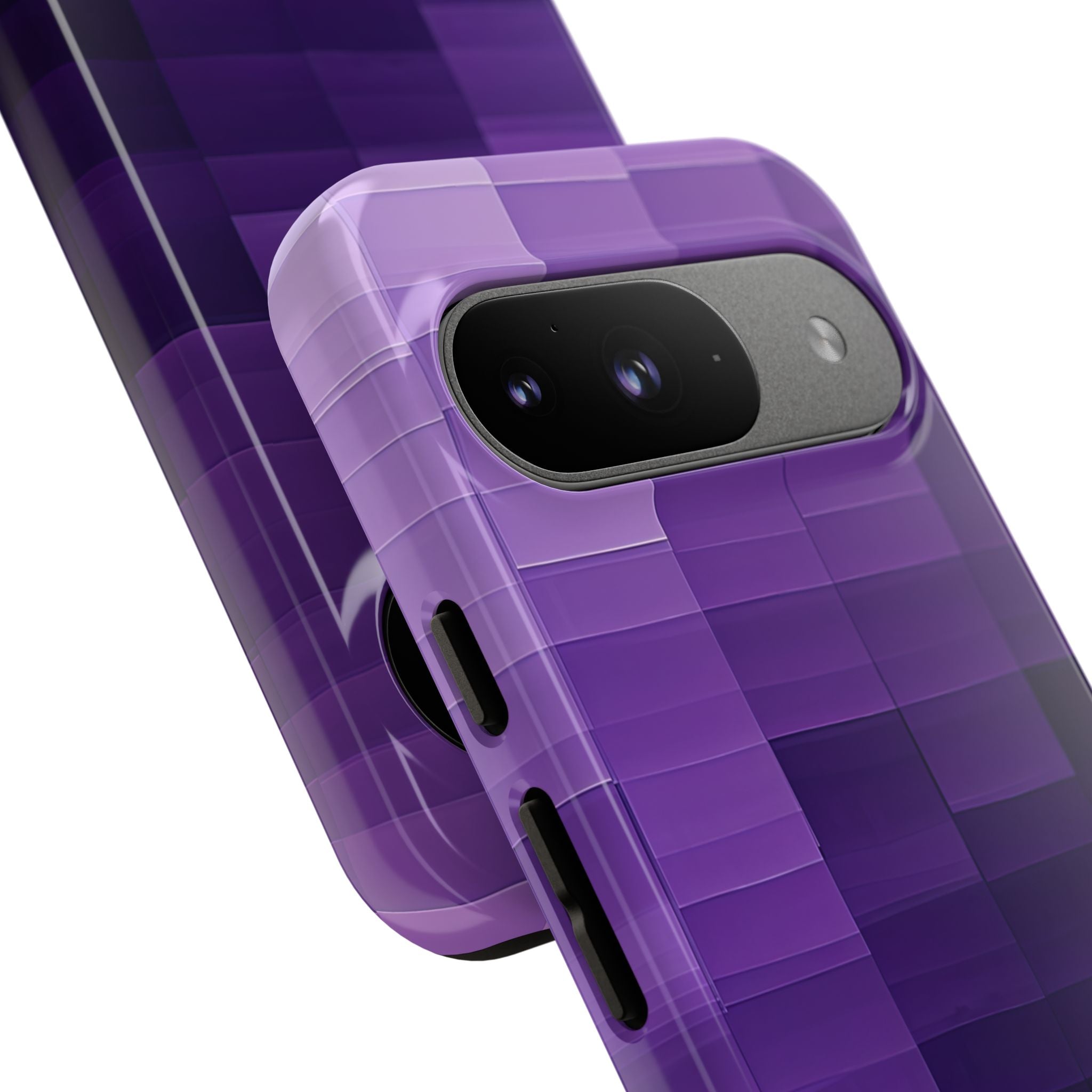 Purple Horizon Grid Google Pixel 9 - Tough