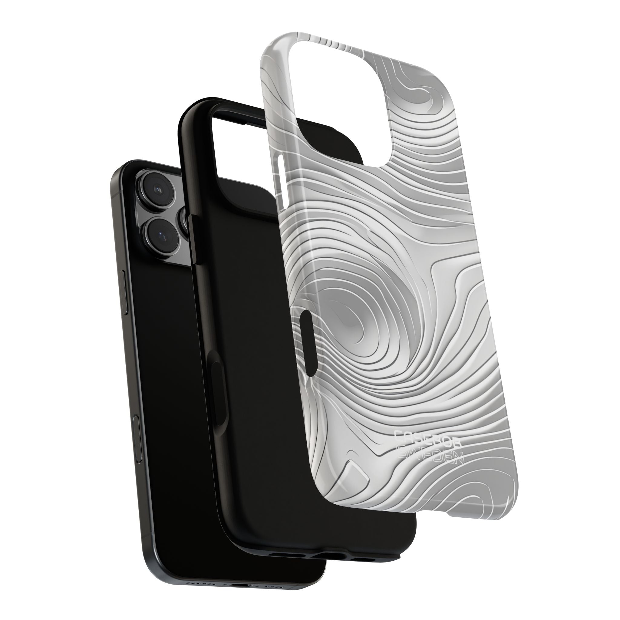 Linee Fluide Monocromatiche iPhone 16 - Tough