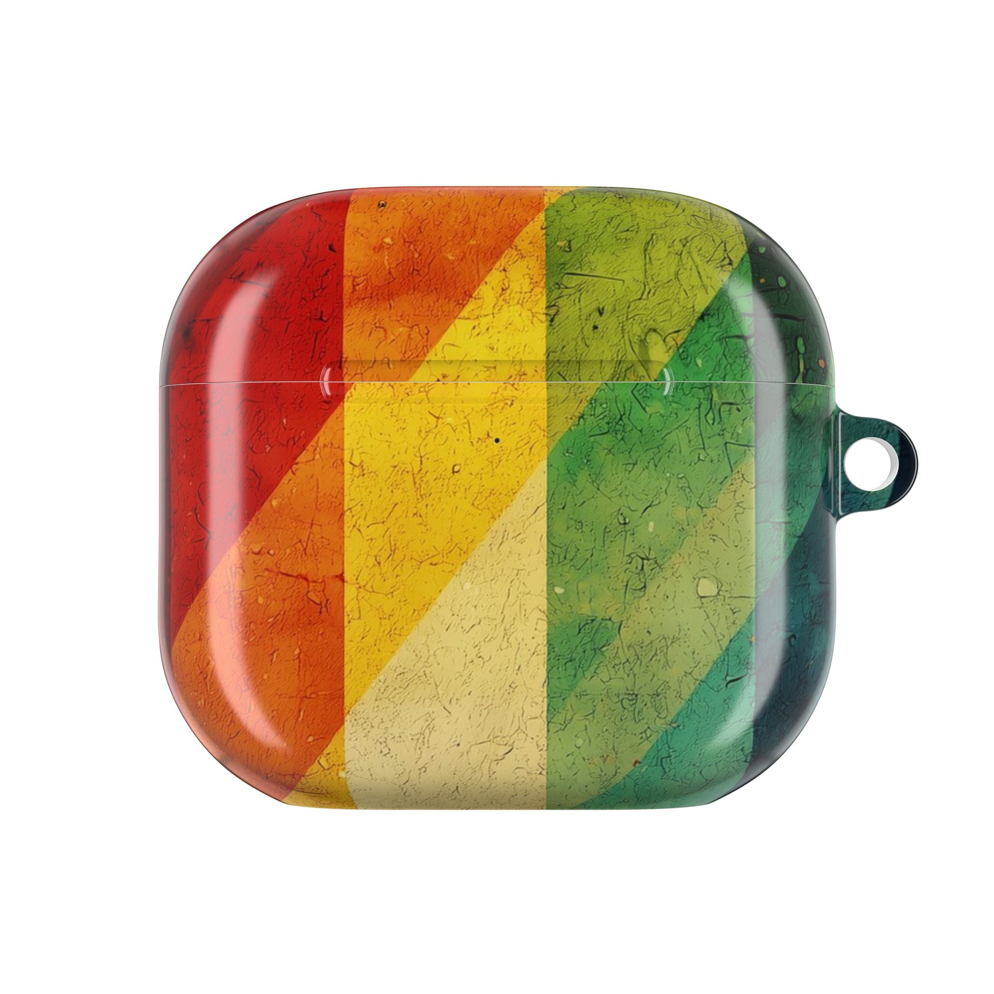 Crimson Stripes - AirPods Case