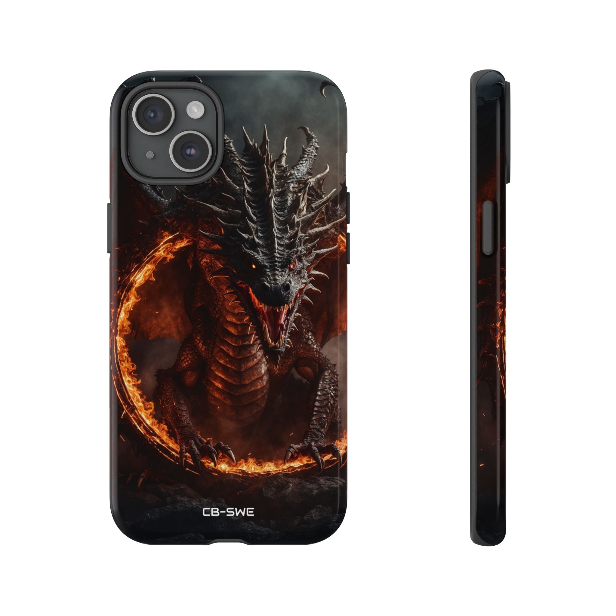 Fiery Dragon Roars - iPhone Case