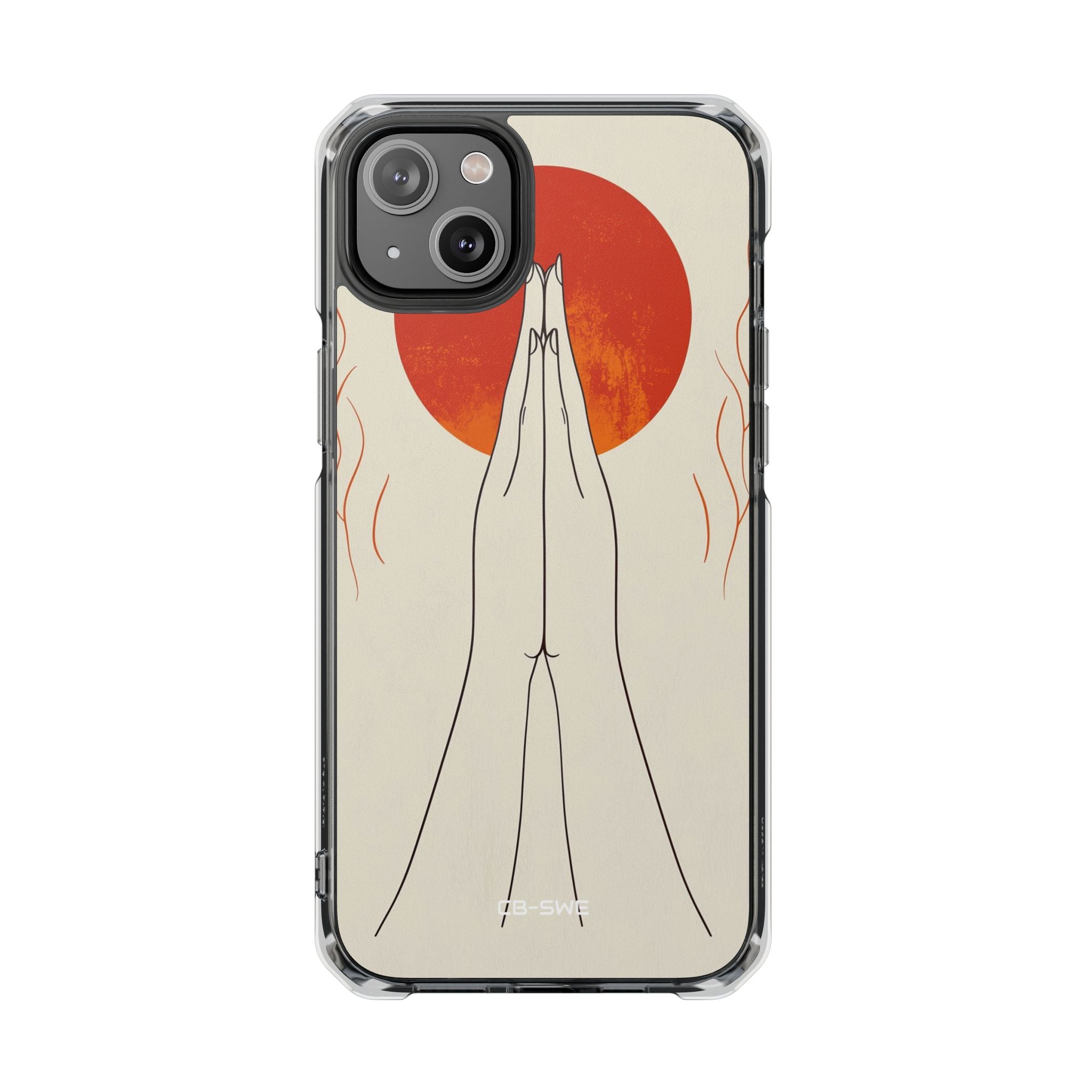 Hands Embrace Sun iPhone Case - Impact