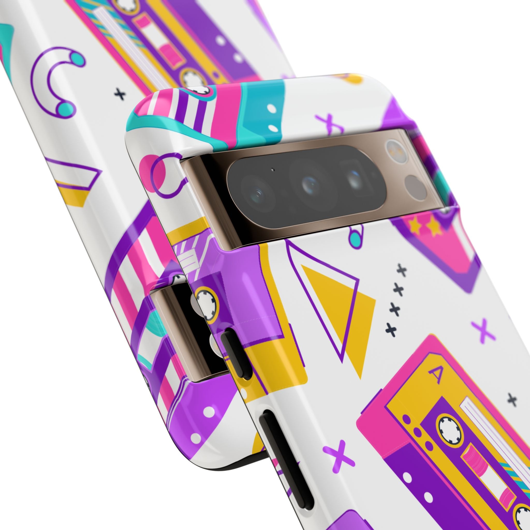Retro Cassette Chaos - Google Pixel Case