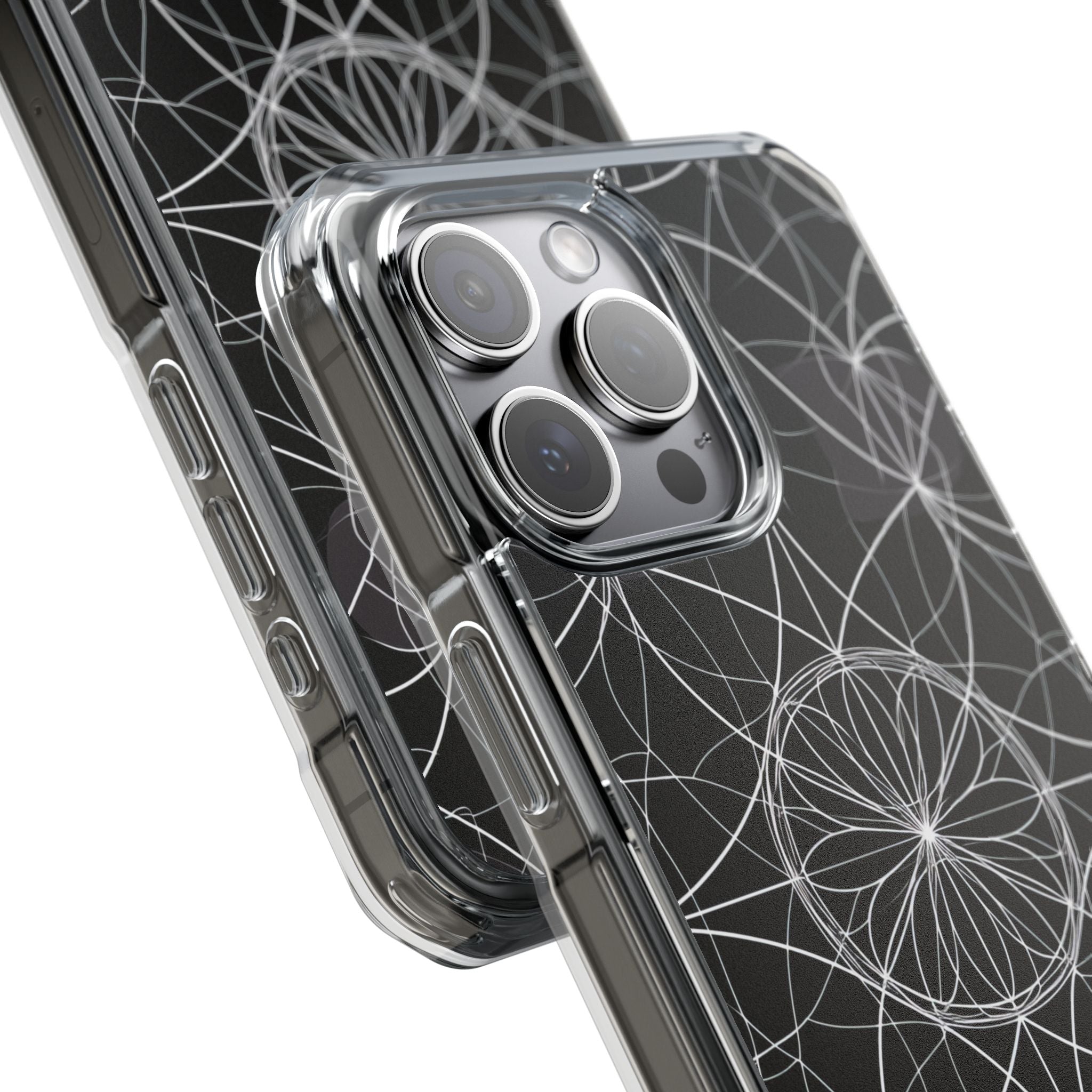 Symmetric Line Bloom iPhone 15 - Impact Clear+