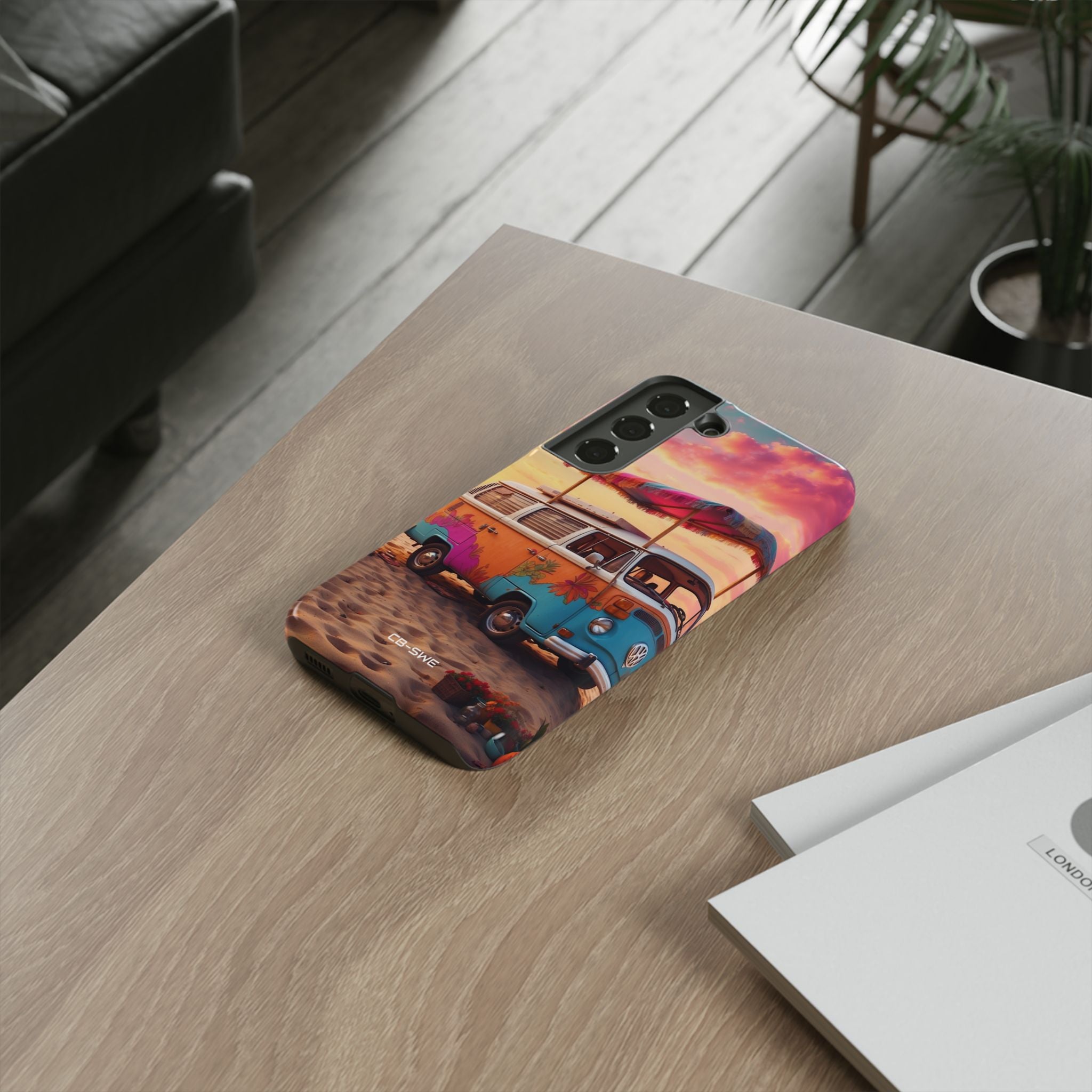 **Van Rests at Shore** - Samsung Case