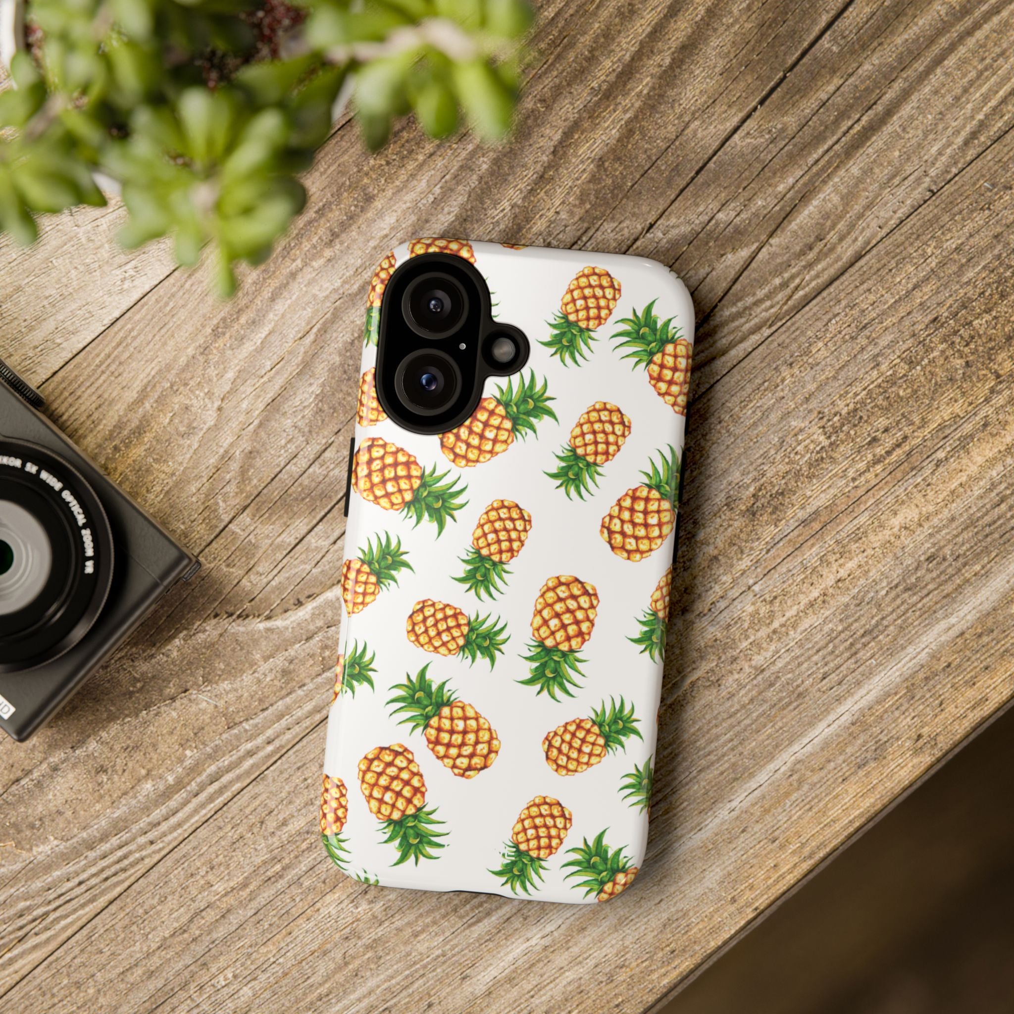 Pineapples Dance Joyfully - iPhone Case