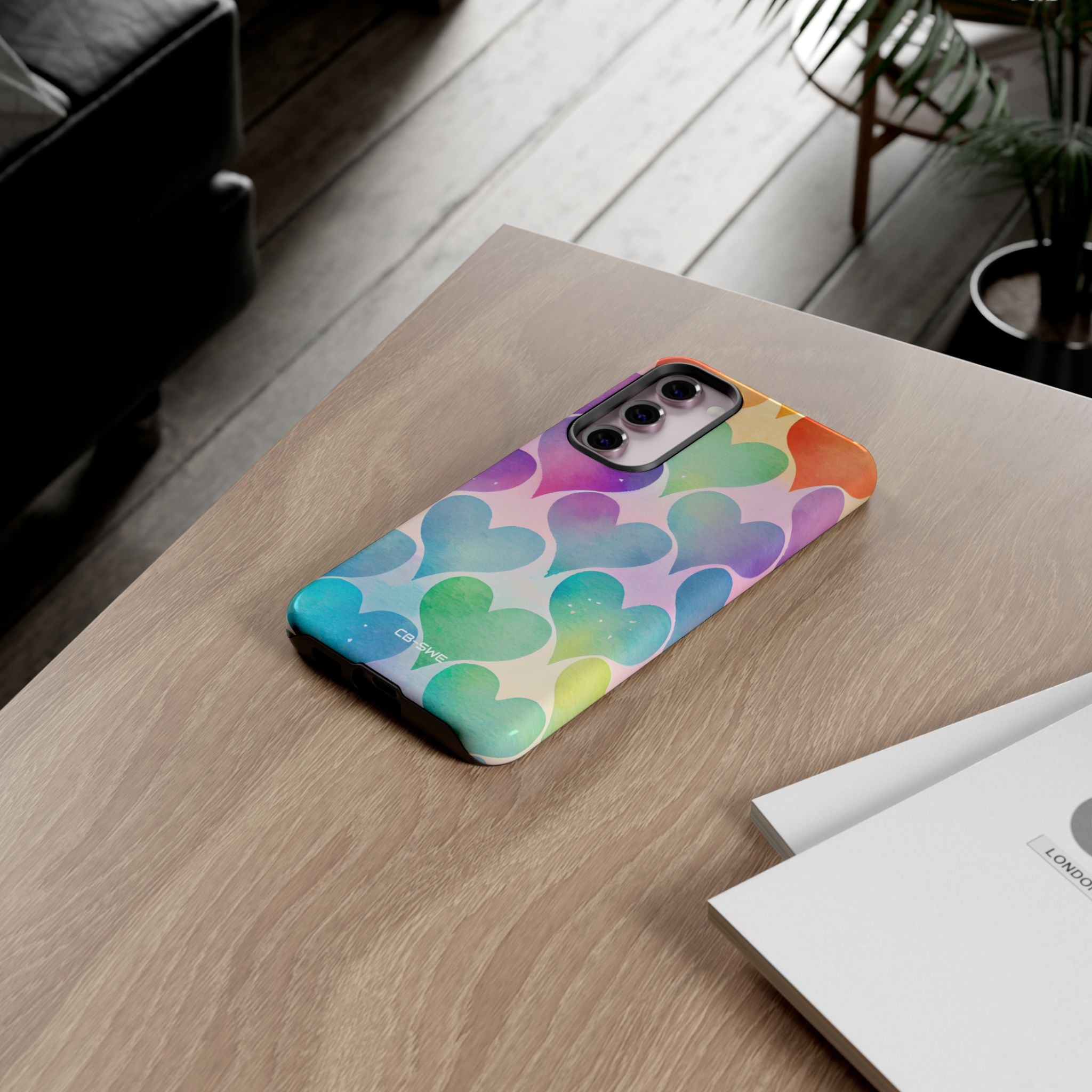 Watercolor Heart Symphony - Samsung Case