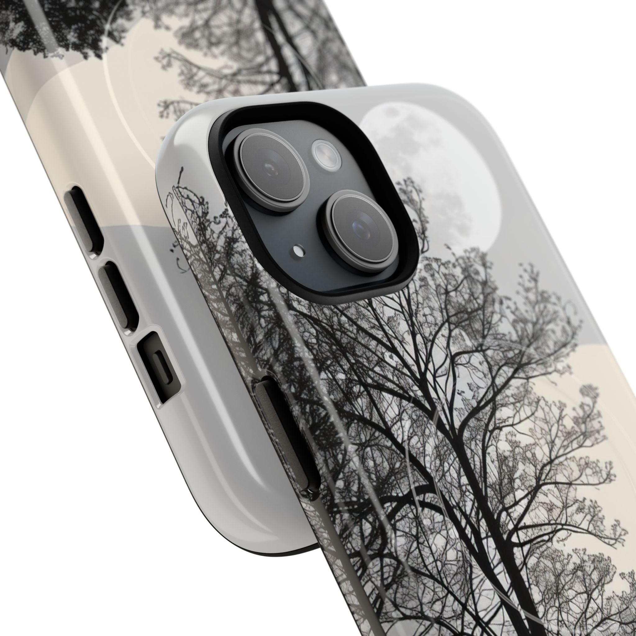 Foresta nella quiete lunare iPhone 15 - Tough+