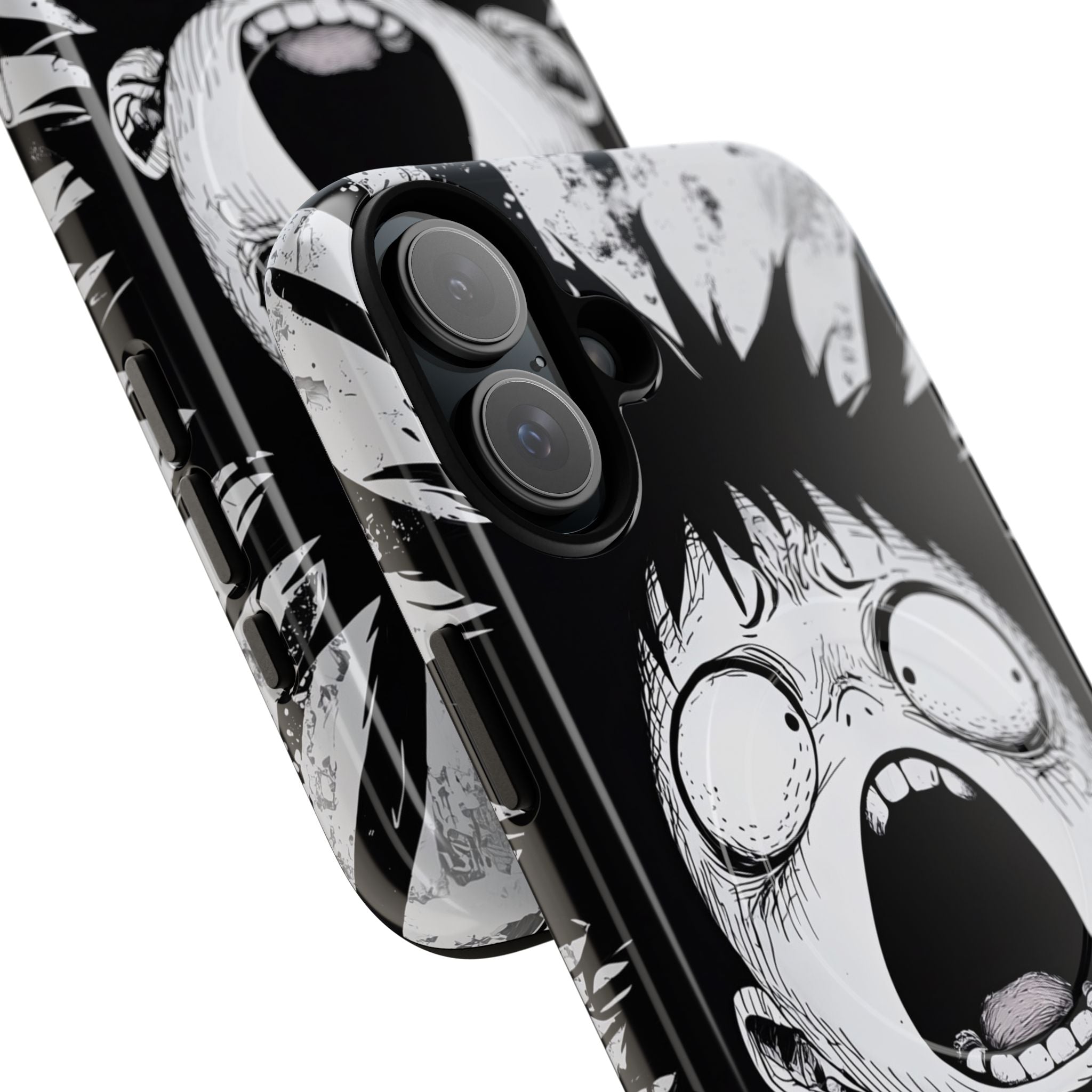 Screaming Stripes iPhone 16 Plus Case - Tough+