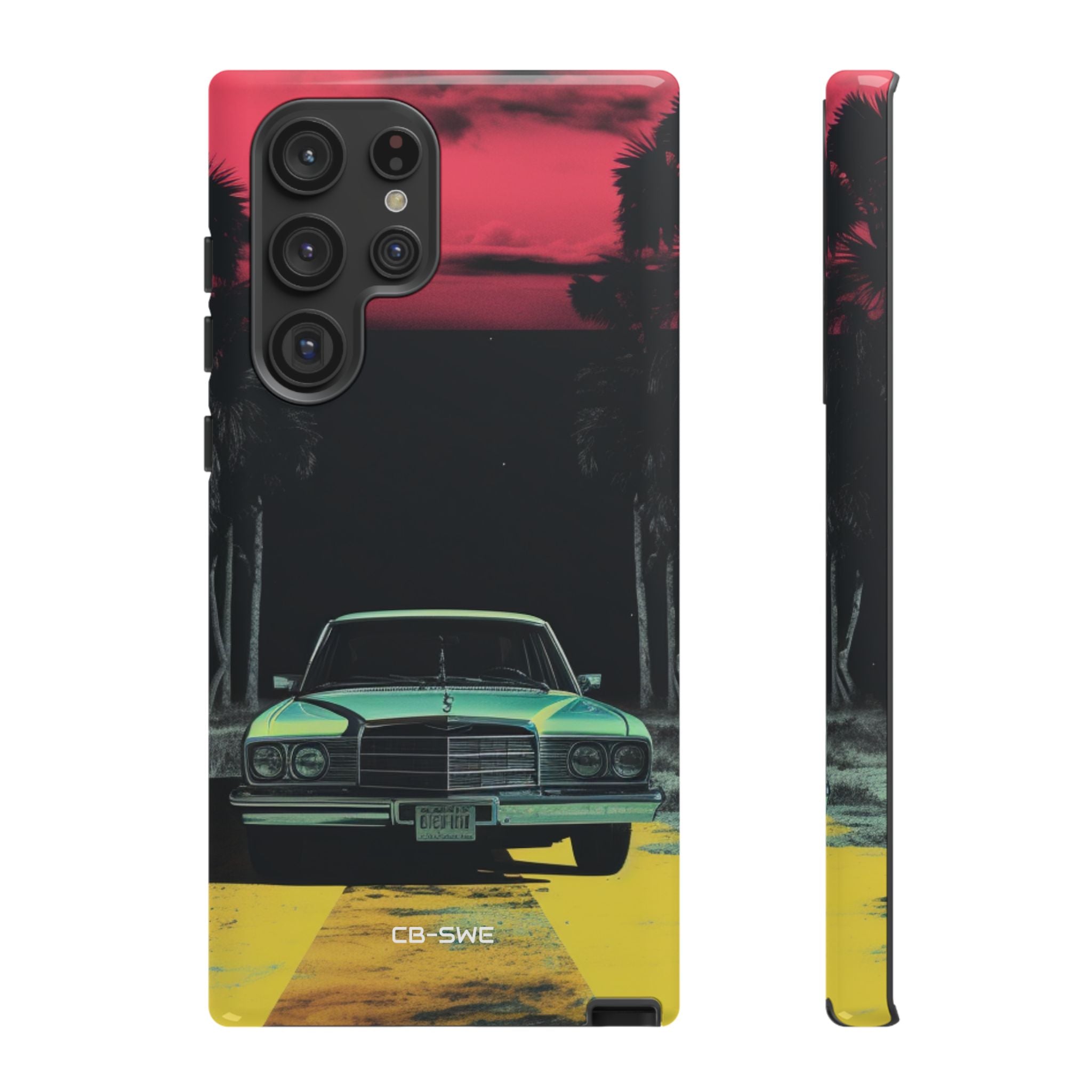 Retro Futuristic Nightscape - Samsung Case