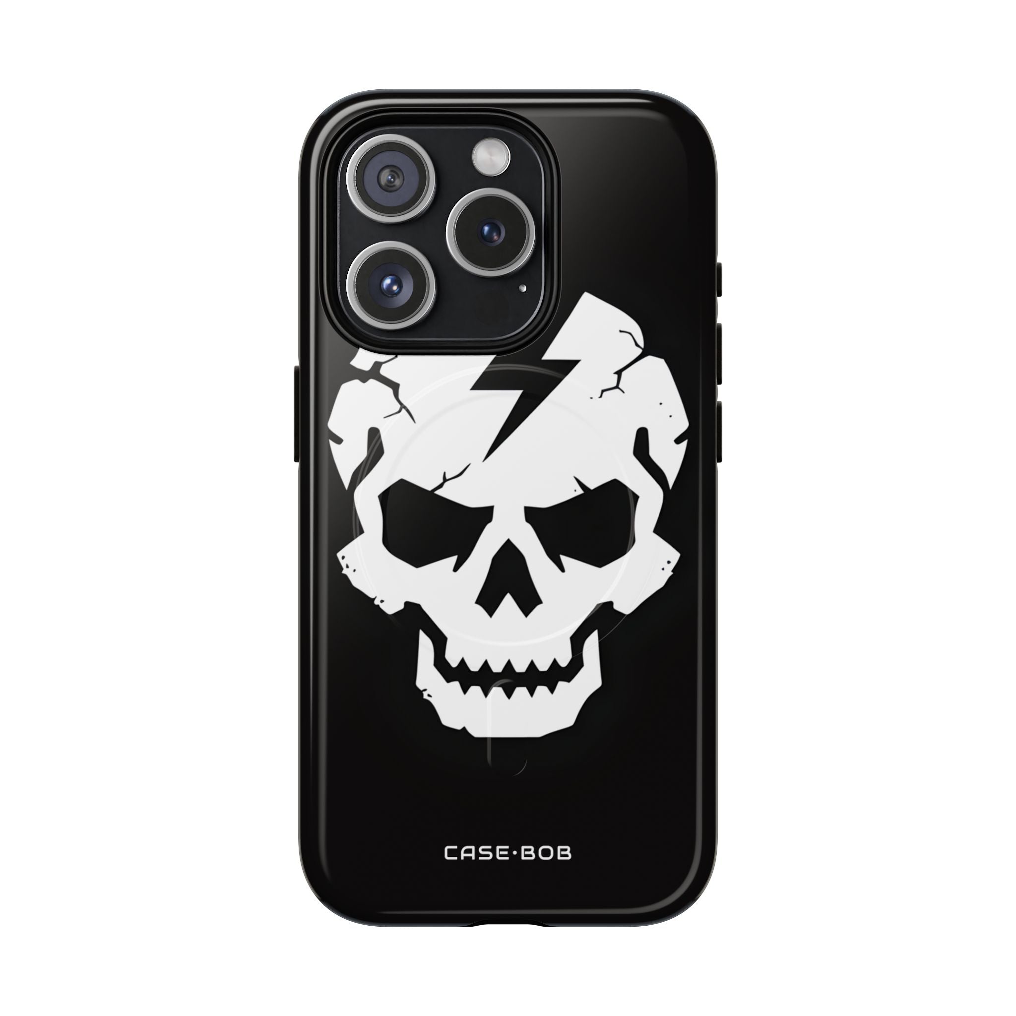 Lightning Skull iPhone 15 Pro Case - Tough+