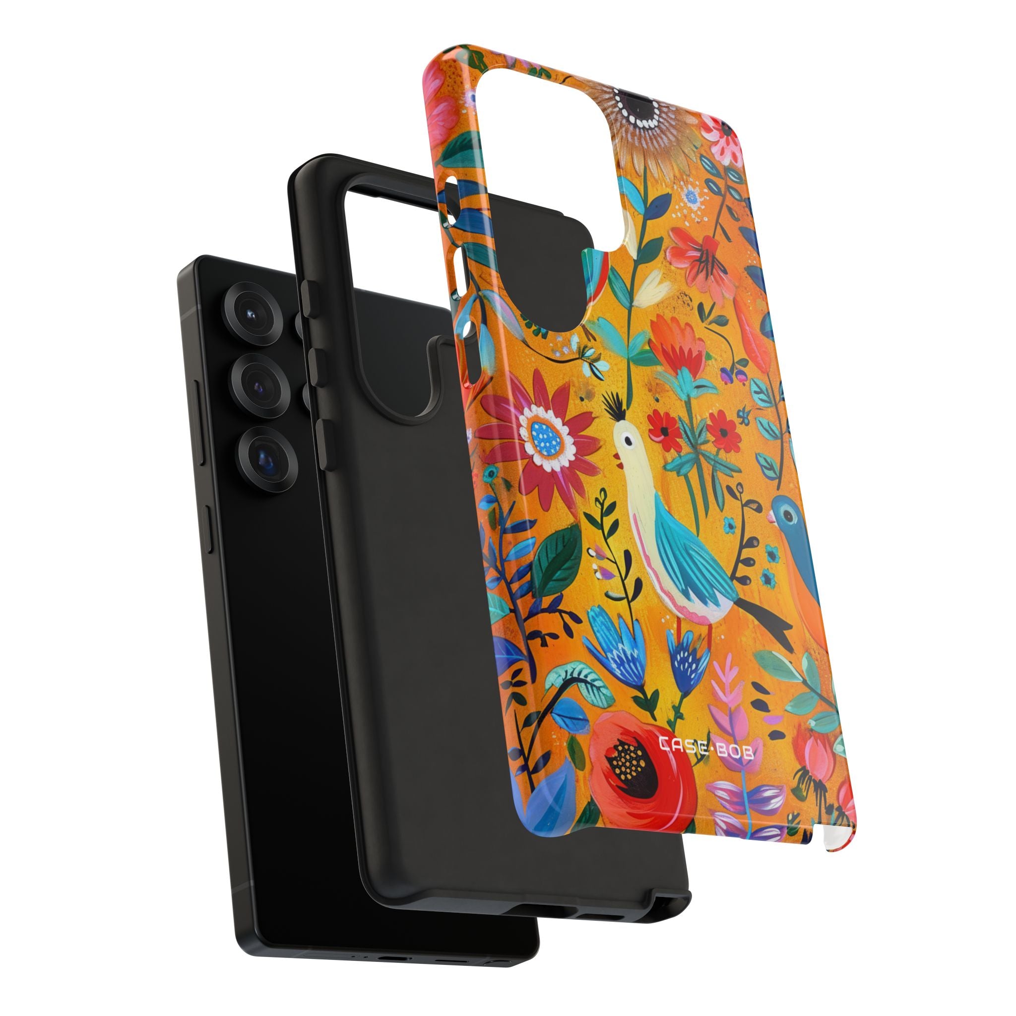 Colorful Birds Bloom Samsung S25 Ultra Case - Tough