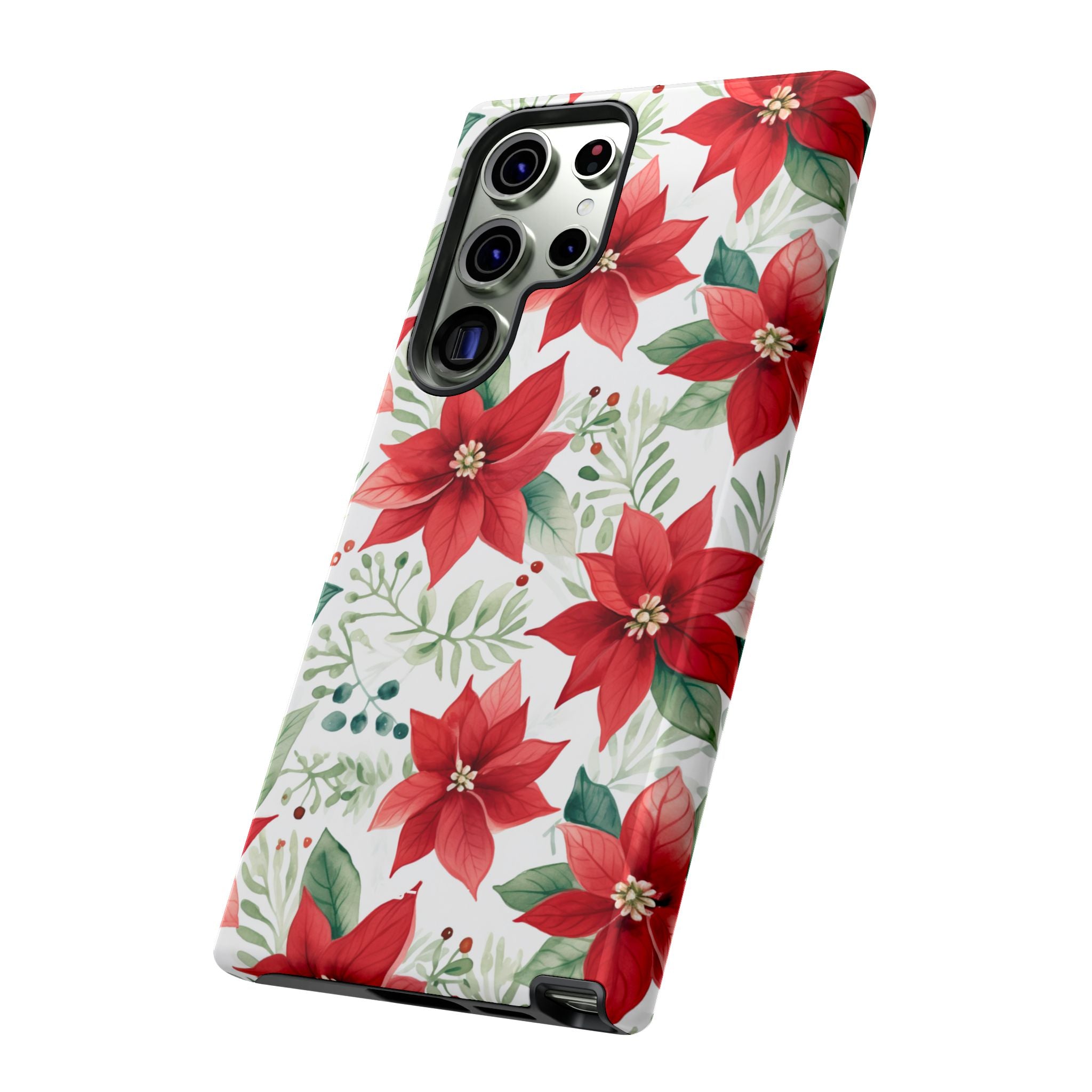 Poinsettias Bloom Bright - Samsung Case