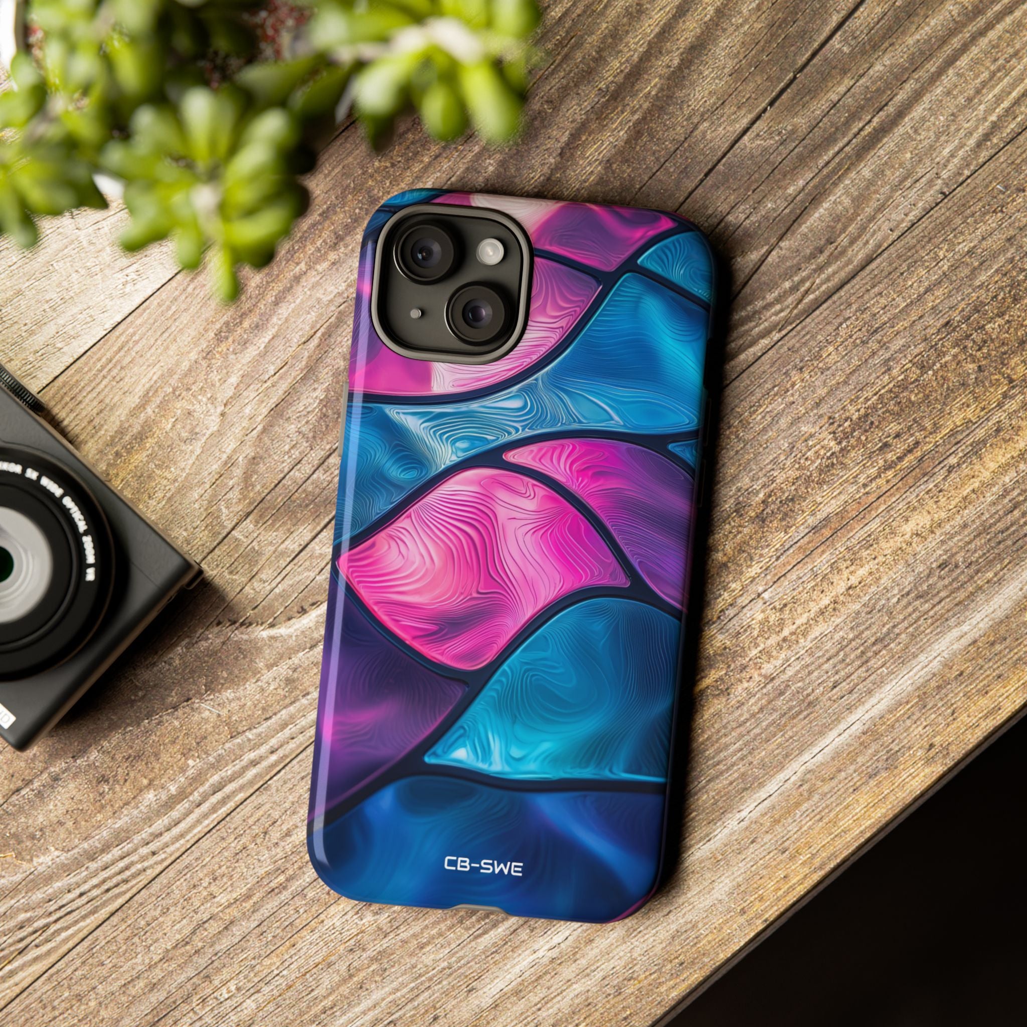 Shimmering Waves Flow - iPhone Case