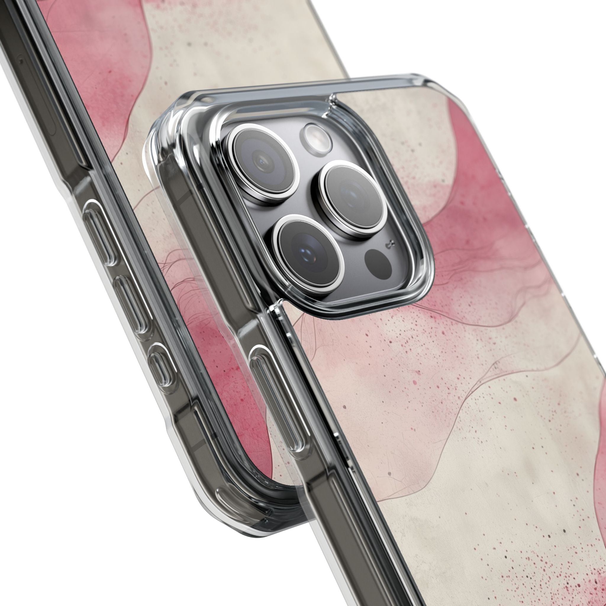 Crimson Waves iPhone 15 Pro Max Case - Impact