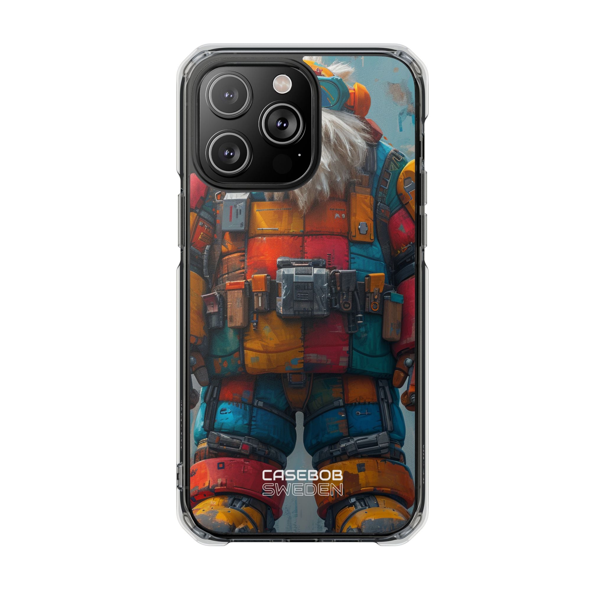 Whimsical Robot Wanderer iPhone 14 - Impact Clear+