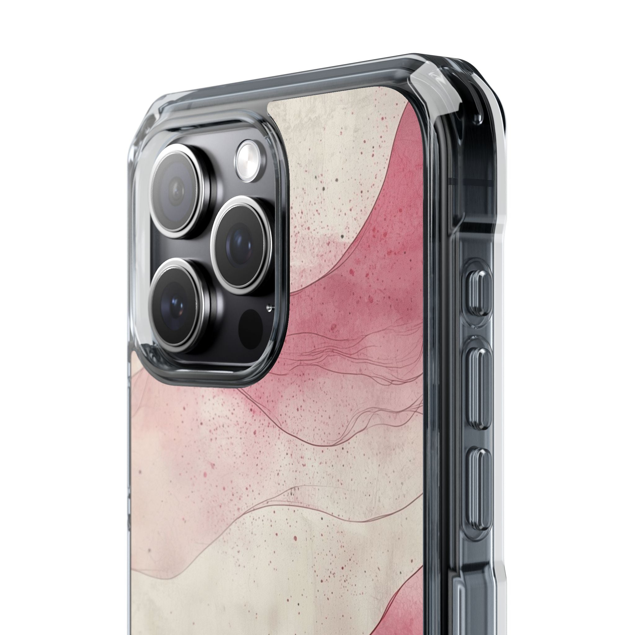 Crimson Waves iPhone 15 Pro Max Case - Impact