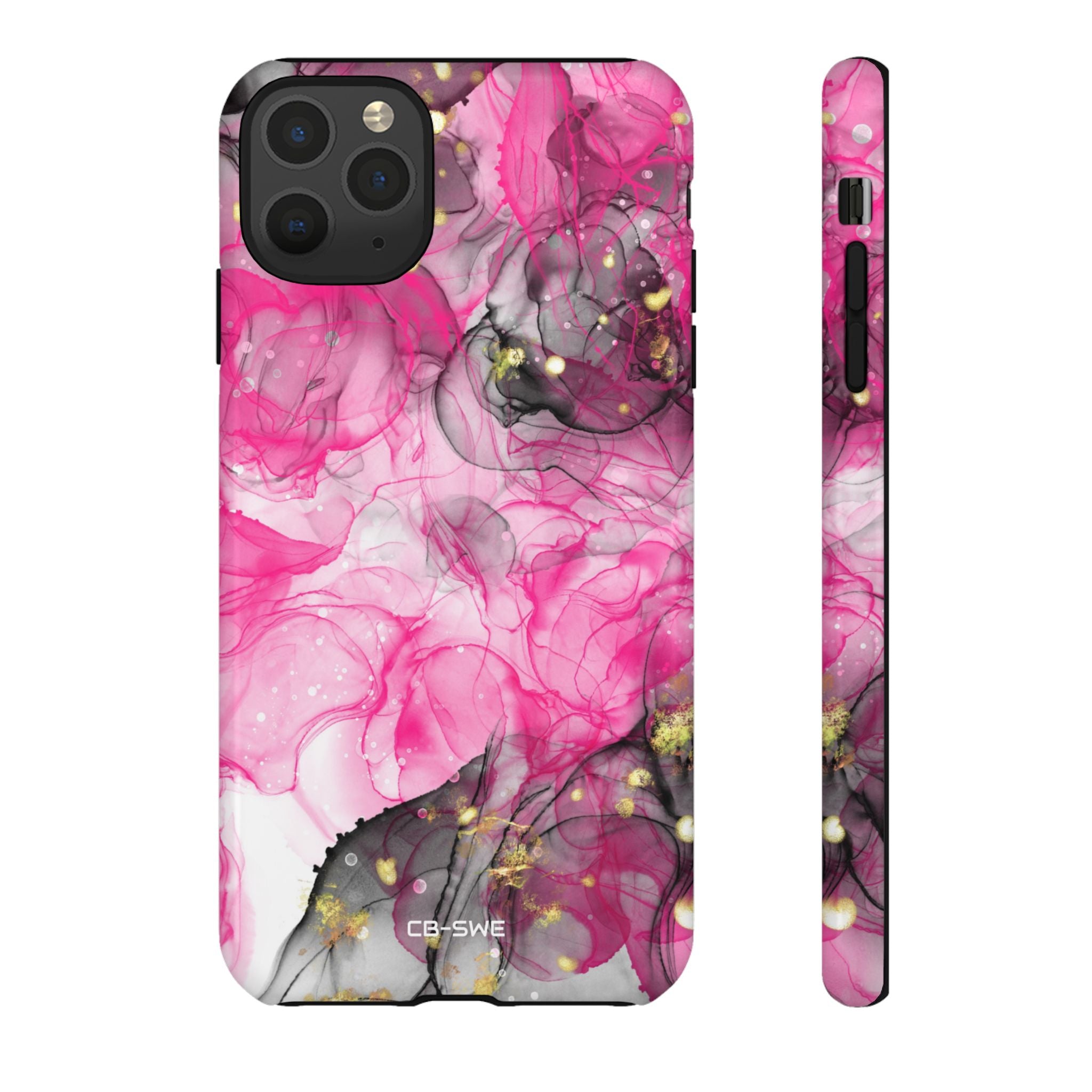 Vibrant Pink Swirls - iPhone Case