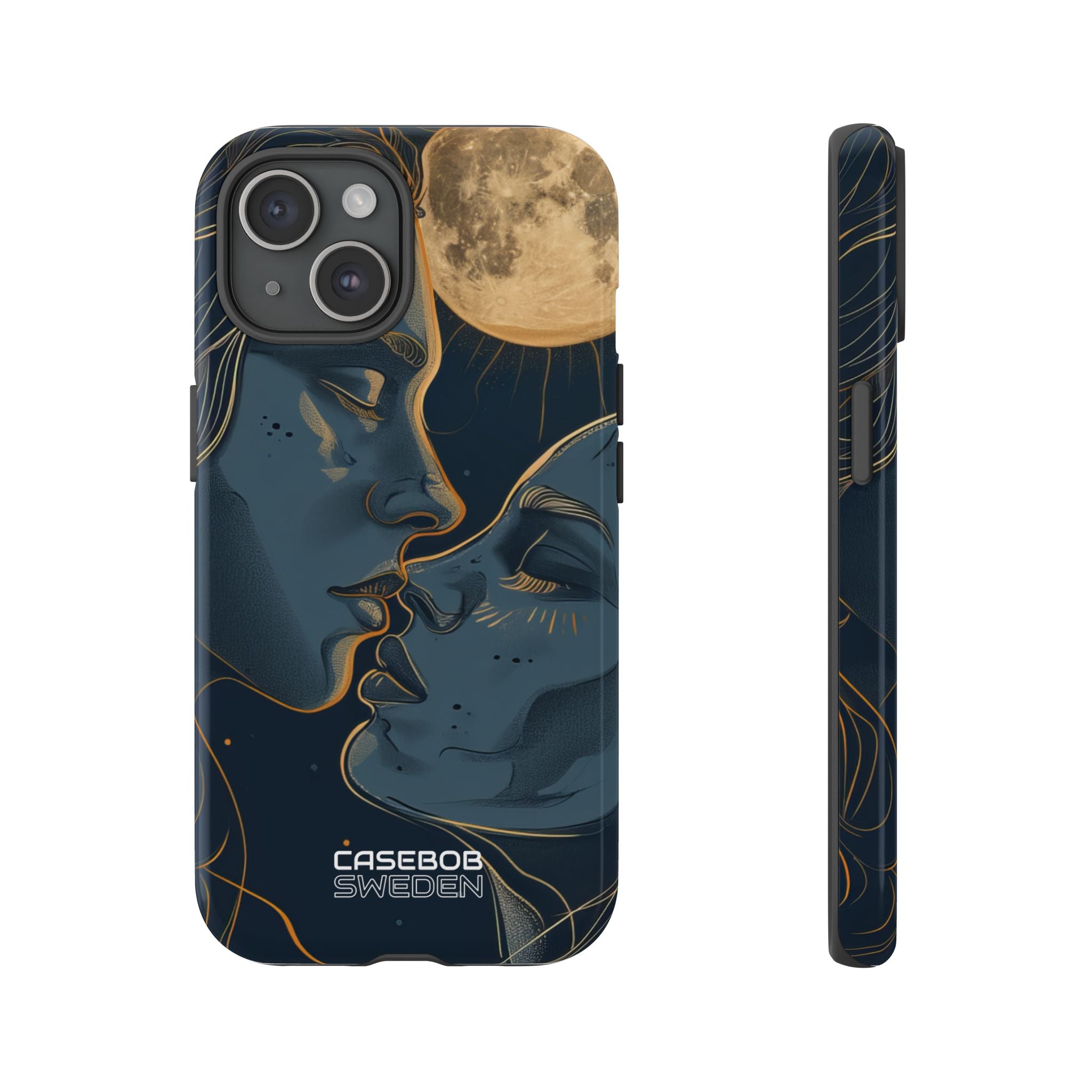 Moonlit Lovers Whisper iPhone 15 - Tough