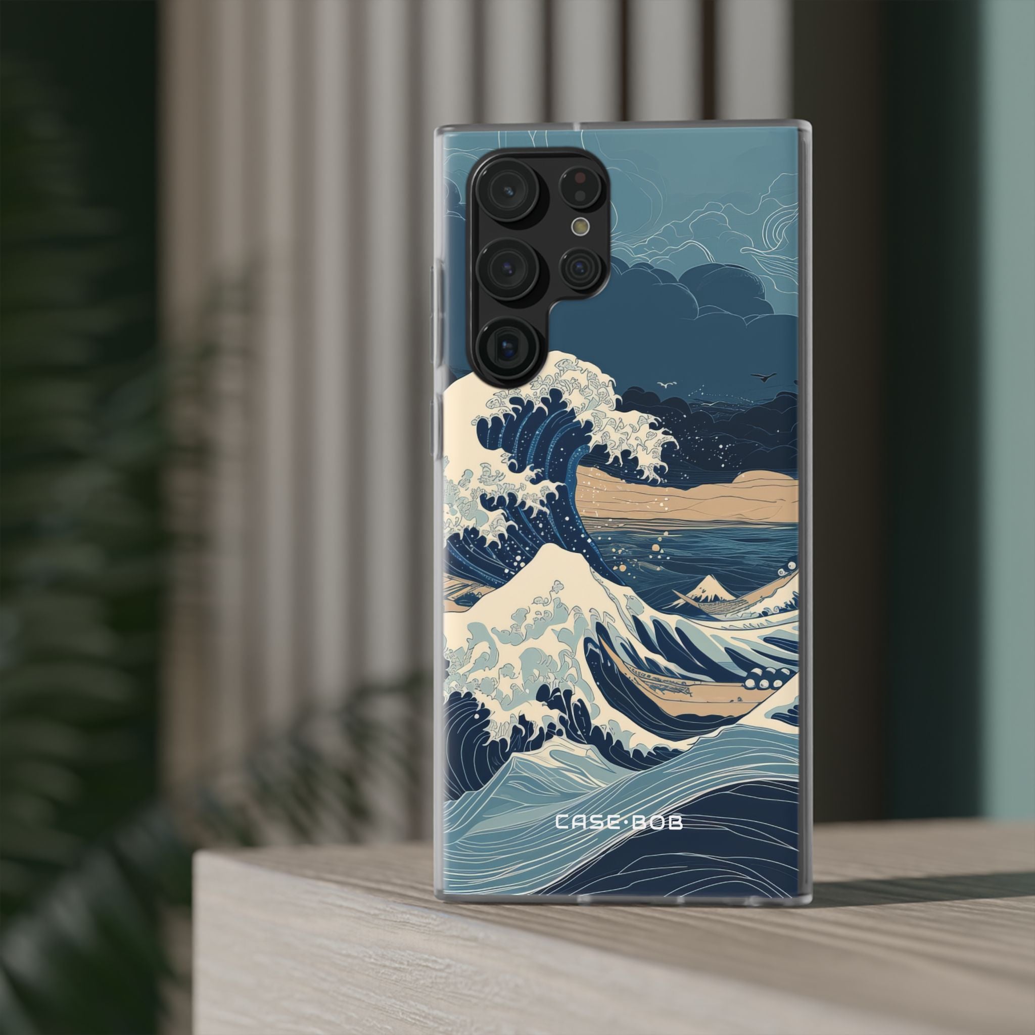 Cresting Blue Wave Samsung S22 Ultra Case - Soft