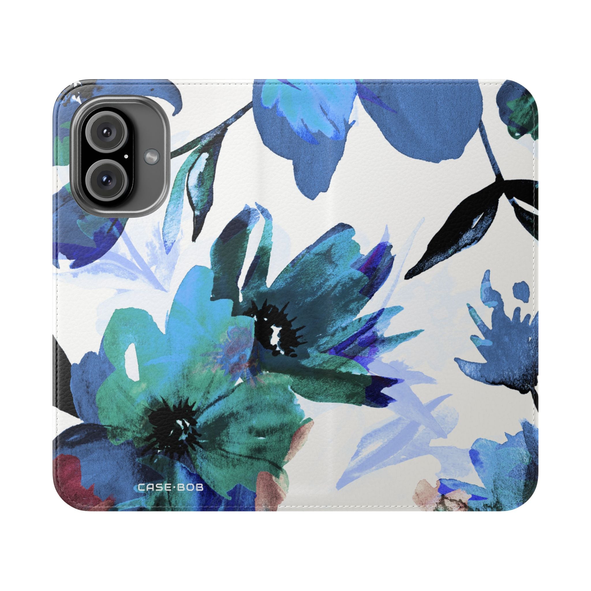 Blue Bloom - iPhone 16 Case - Lompakko