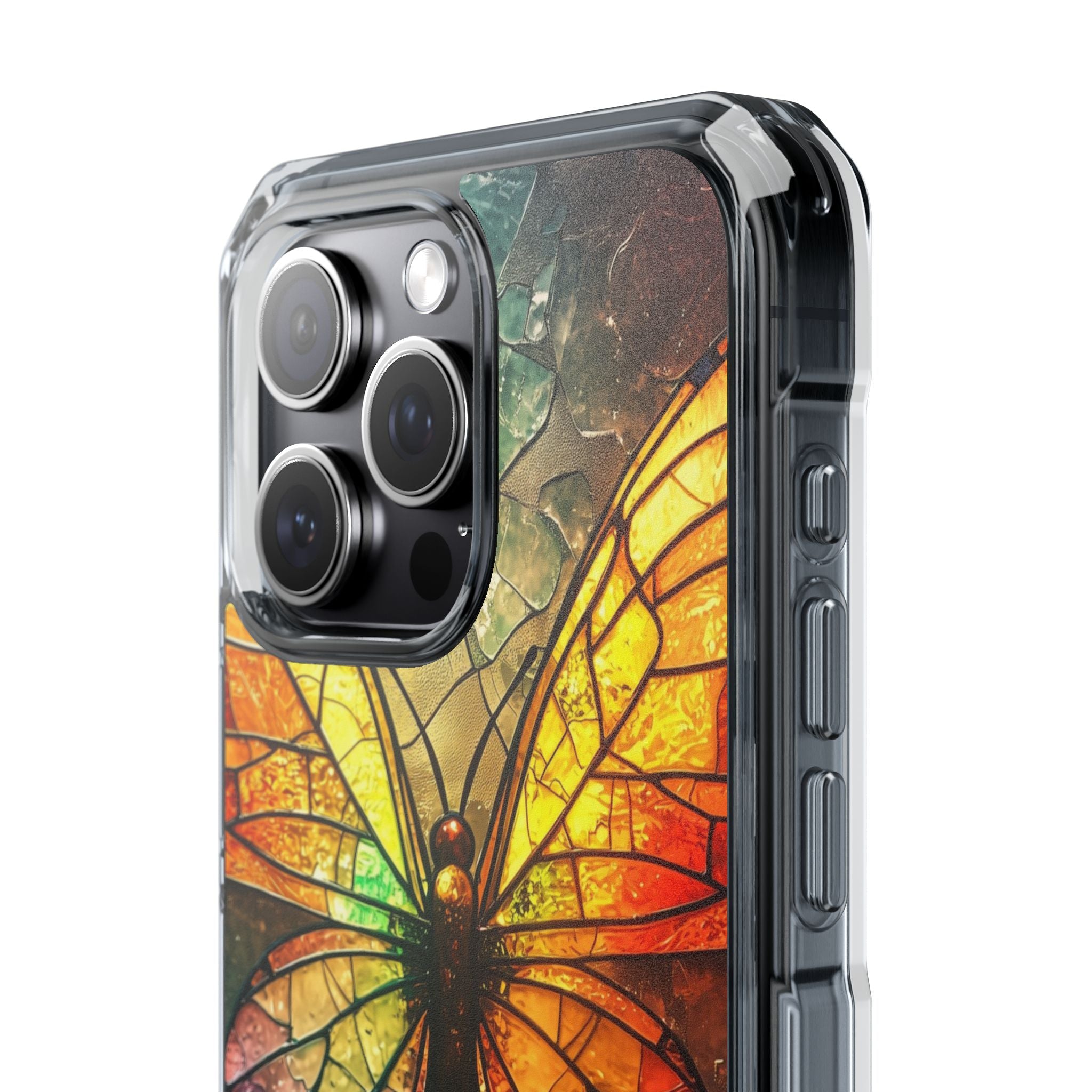Stained Glass Butterfly iPhone 15 Pro Max Case - Impact