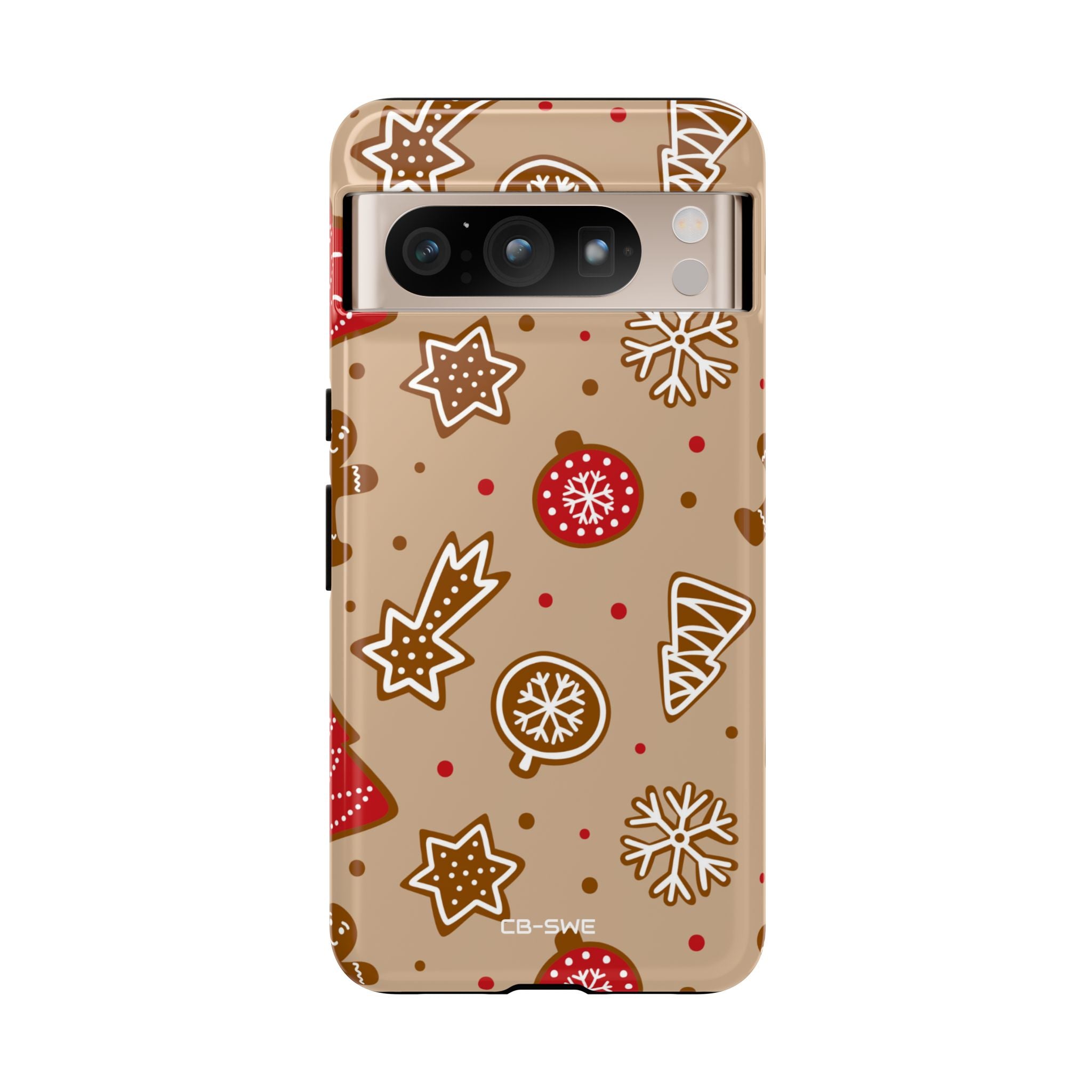 Gingerbread Men Celebrate - Google Pixel Case