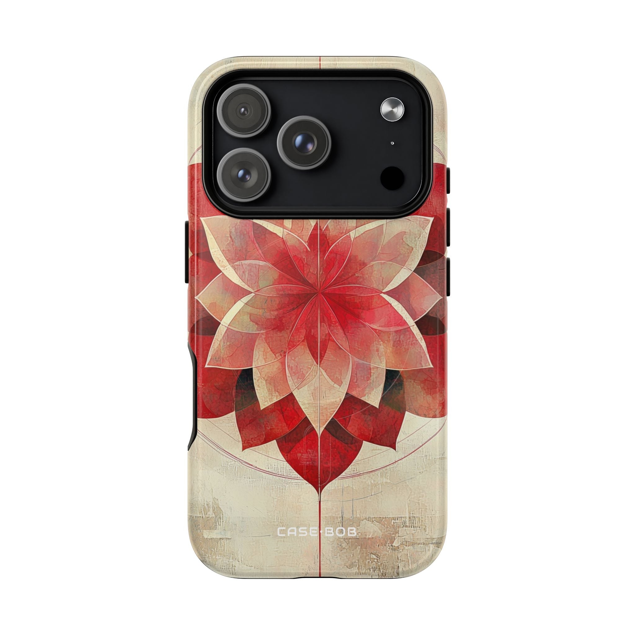 Crimson Bloom iPhone 17 Pro Case - Tough+