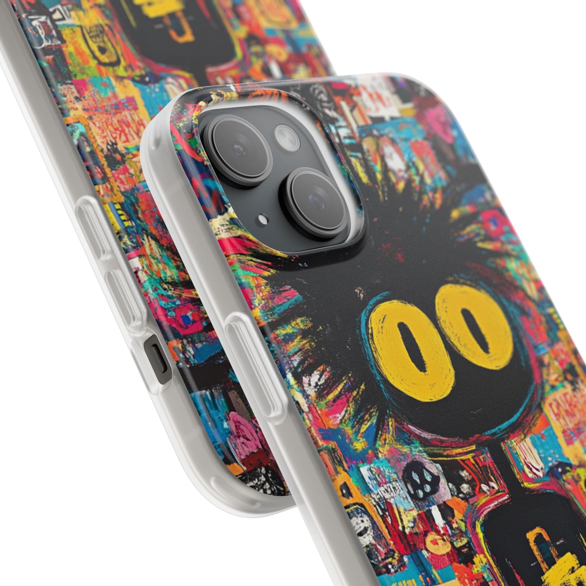 Spiky Shadow iPhone 15 Plus Case - Soft