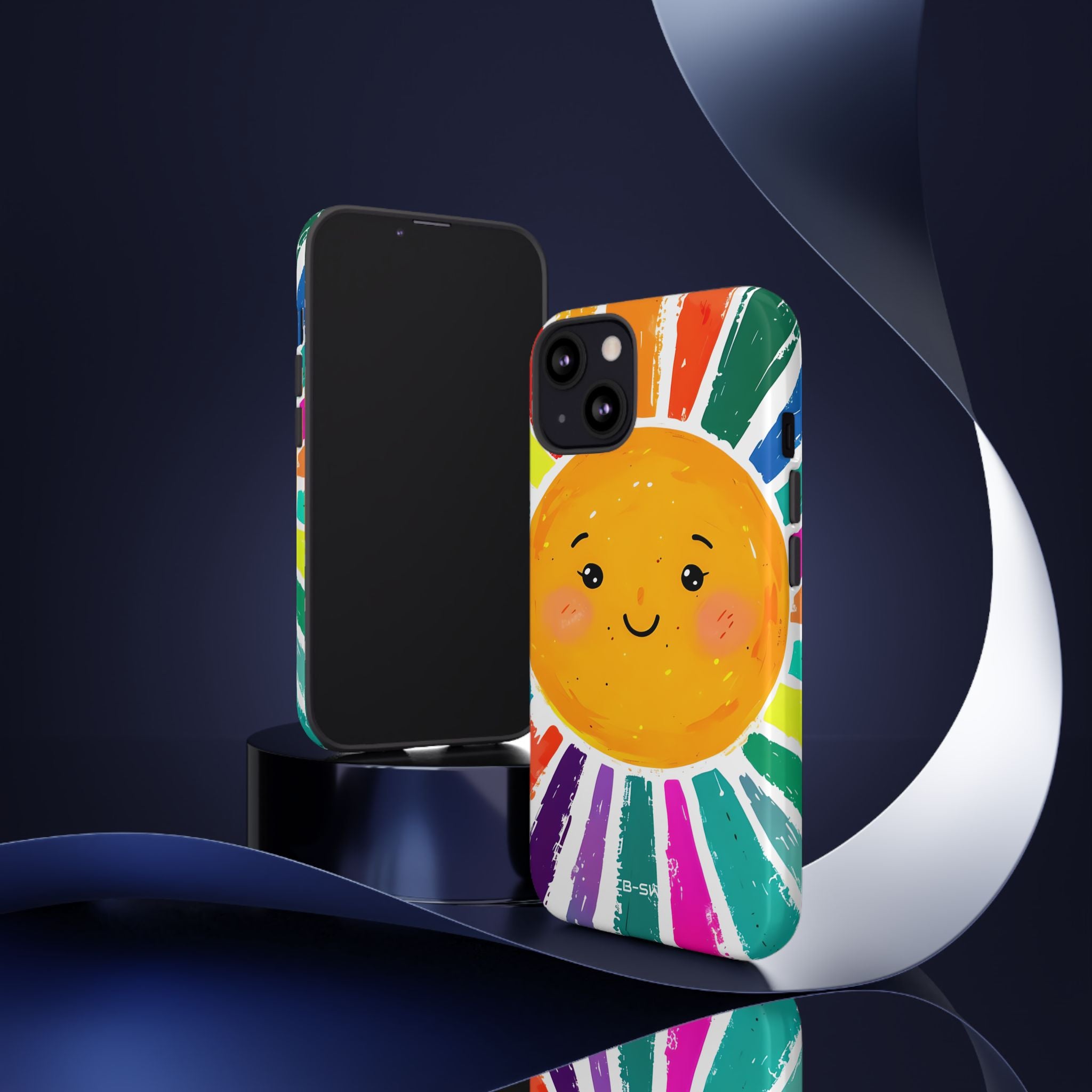 Radiant Smiling Sun - iPhone Case