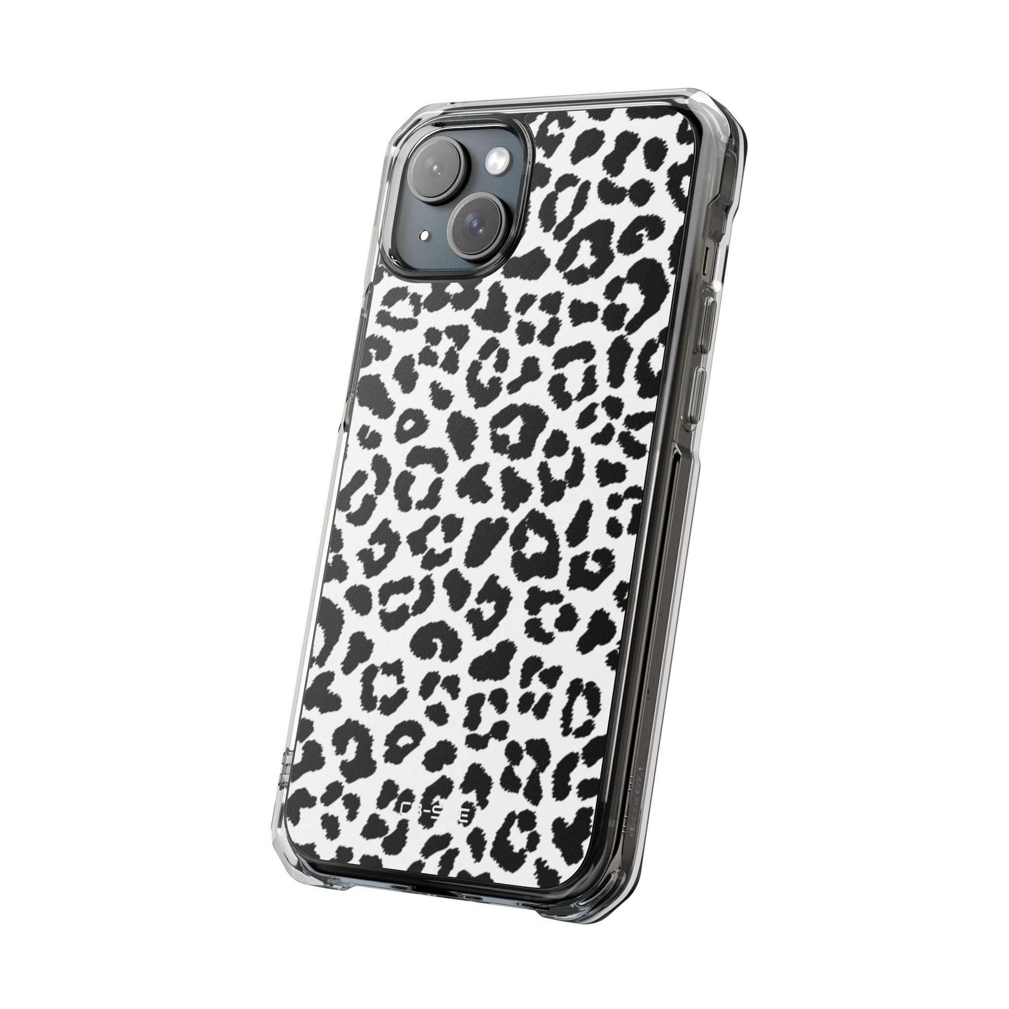 Monochrome Leopard Essence iPhone Case - Impact