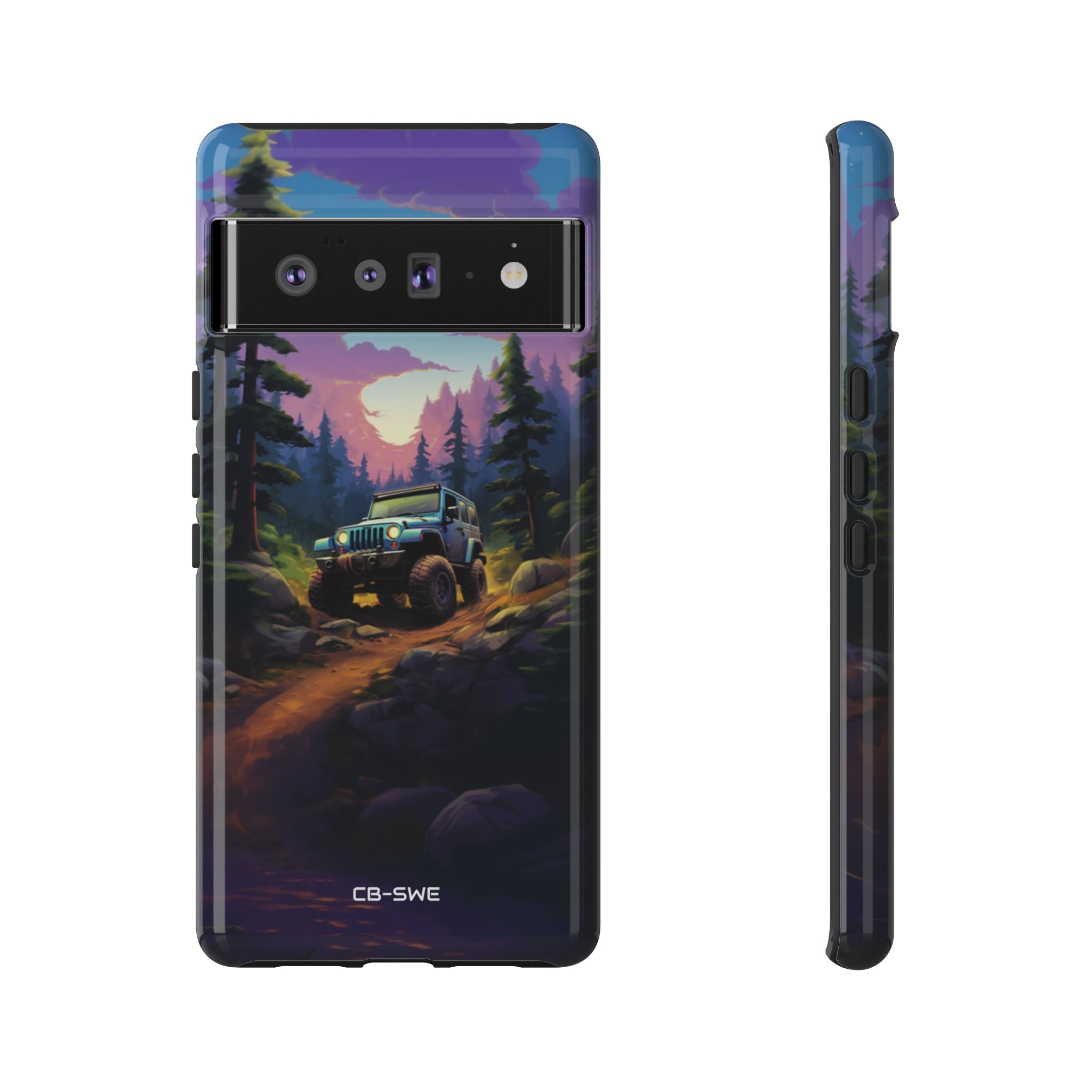 Sunset Forest Drive - Google Pixel Case