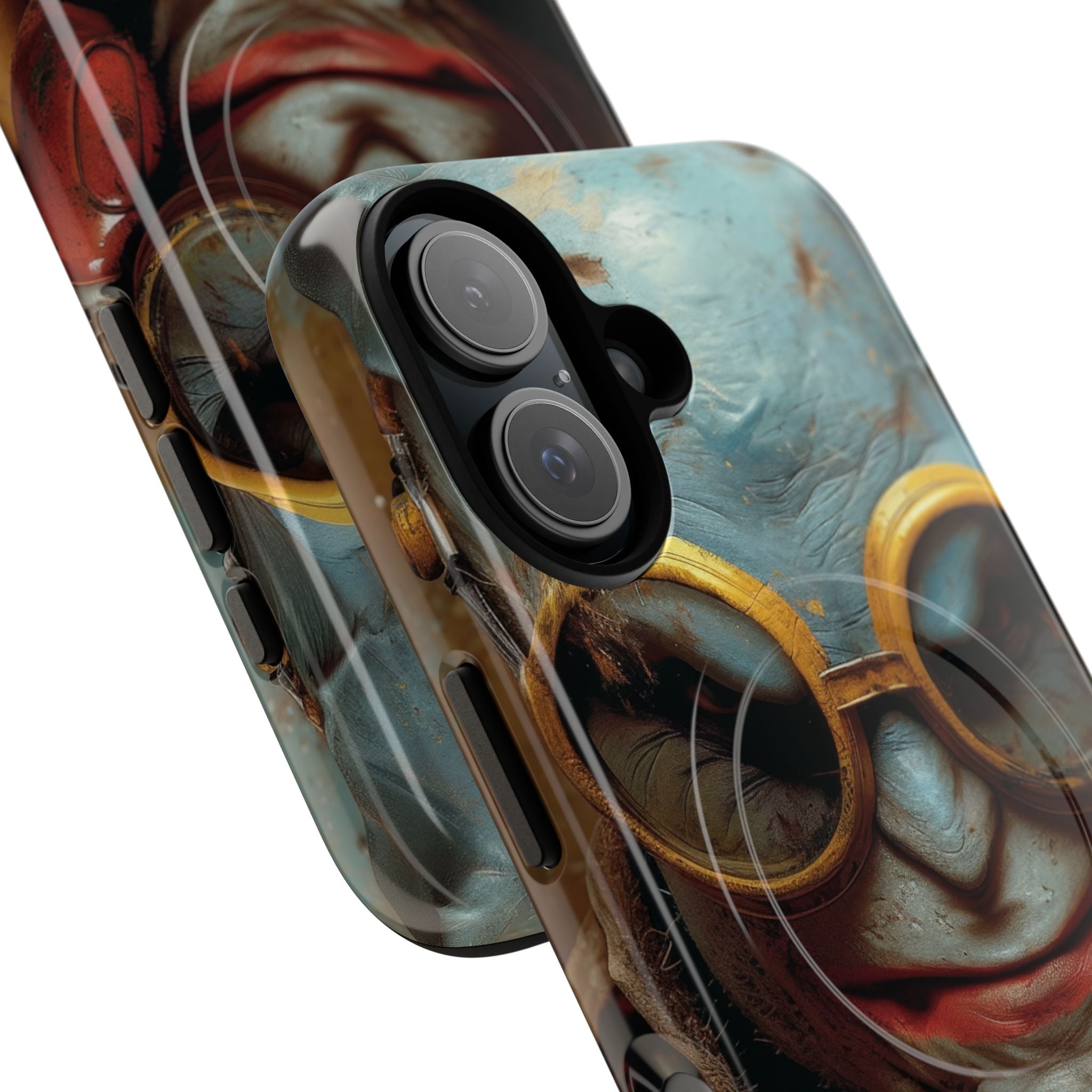 Steampunk Masked Adventurer iPhone 16 - Tough+